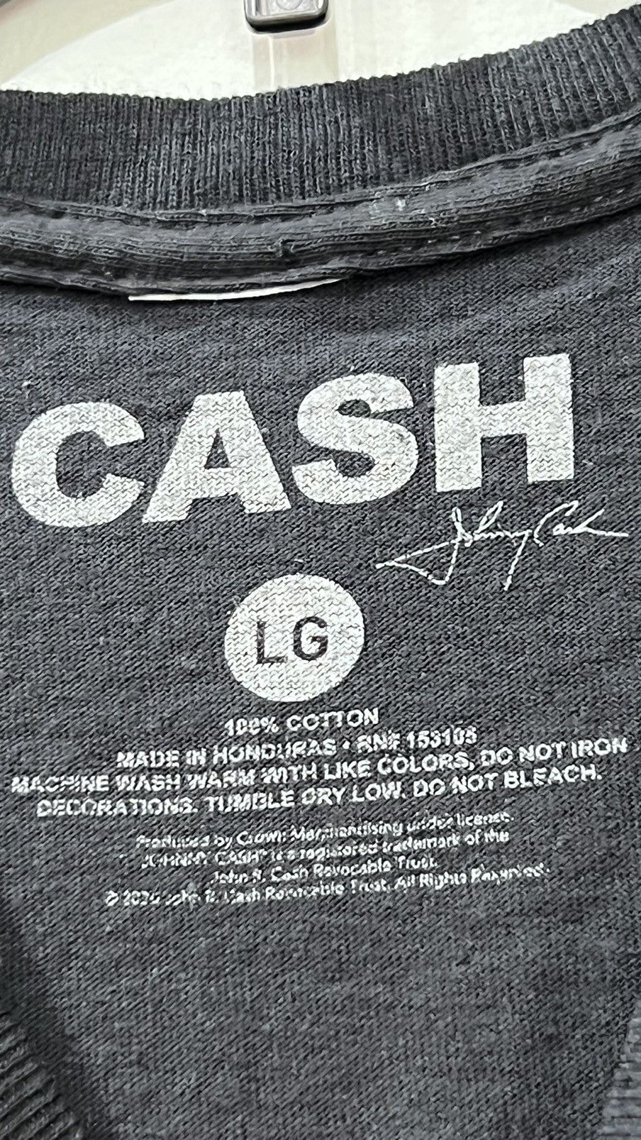 Band Tees × Vintage Jhonny Cash Tee Size XL Size US L / EU 52-54 / 3 - 4 Thumbnail