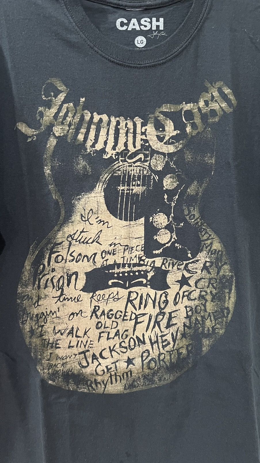 Band Tees × Vintage Jhonny Cash Tee Size XL Size US L / EU 52-54 / 3 - 2 Thumbnail