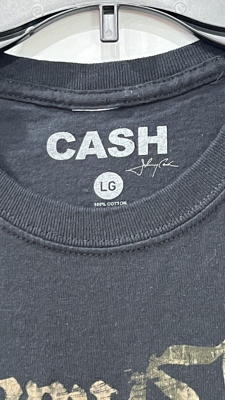 Band Tees × Vintage Jhonny Cash Tee Size XL Size US L / EU 52-54 / 3 - 3 Thumbnail