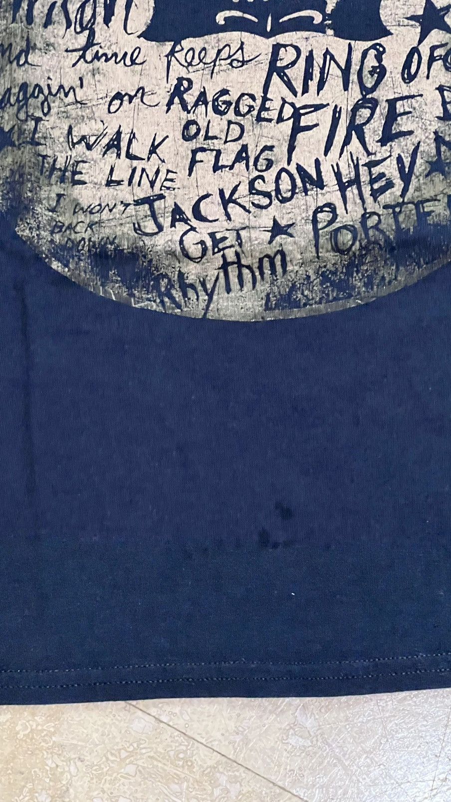 Band Tees × Vintage Jhonny Cash Tee Size XL Size US L / EU 52-54 / 3 - 8 Thumbnail