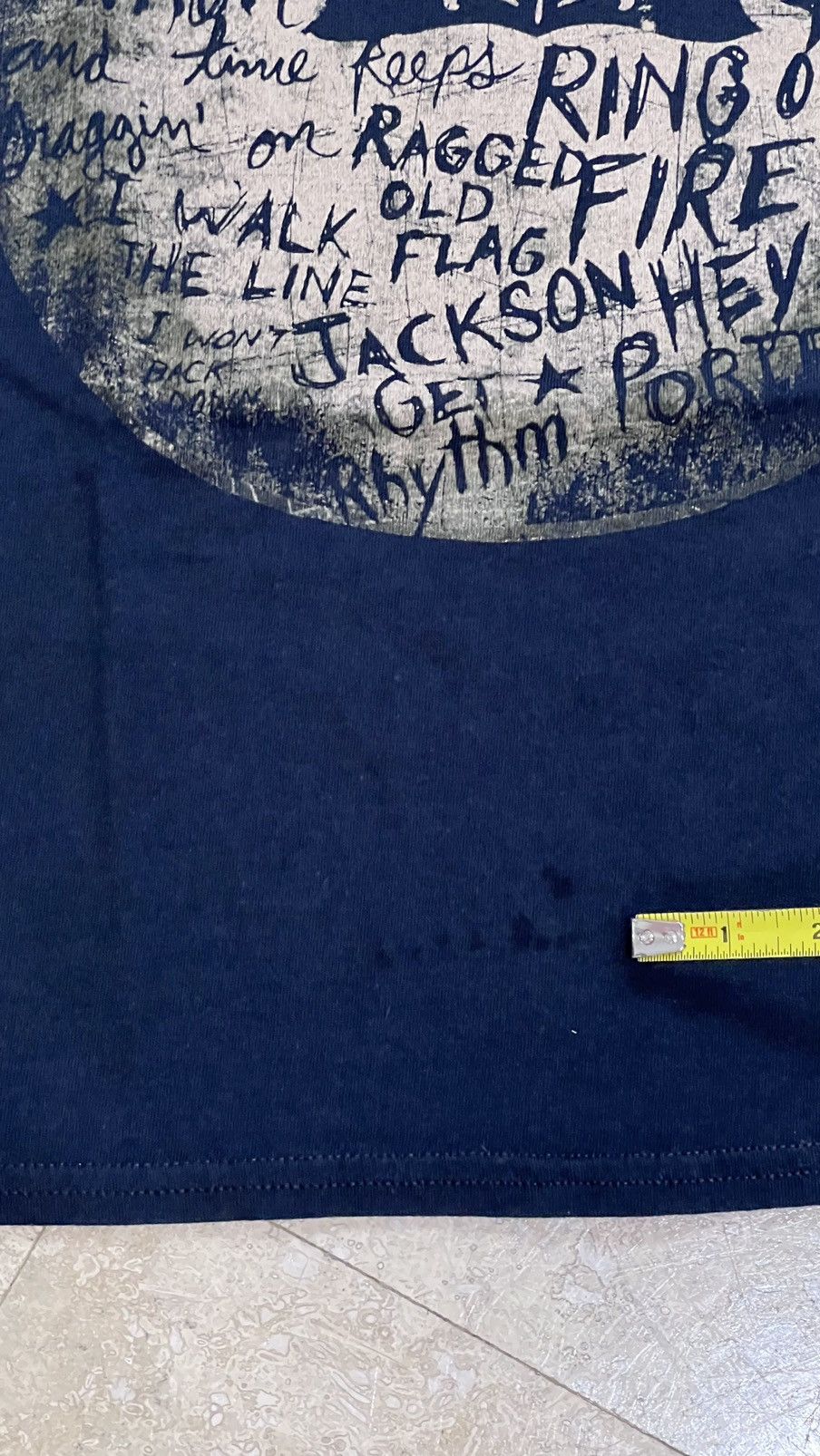 Band Tees × Vintage Jhonny Cash Tee Size XL Size US L / EU 52-54 / 3 - 9 Thumbnail
