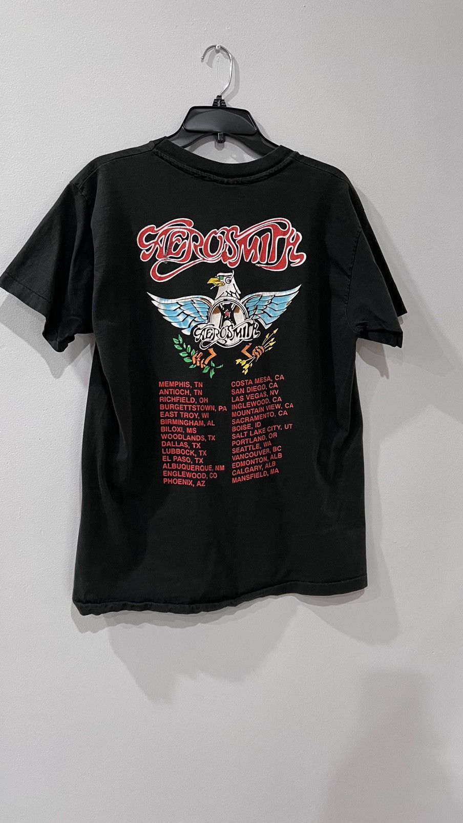 Aerosmith × Band Tees × Vintage Aerosmith Aero Force One Tour Tee Size Large Size US L / EU 52-54 / 3 - 8 Thumbnail
