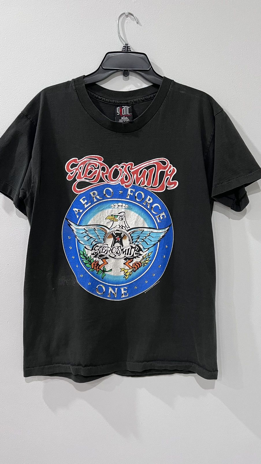 Aerosmith × Band Tees × Vintage Aerosmith Aero Force One Tour Tee Size Large Size US L / EU 52-54 / 3 - 1 Thumbnail