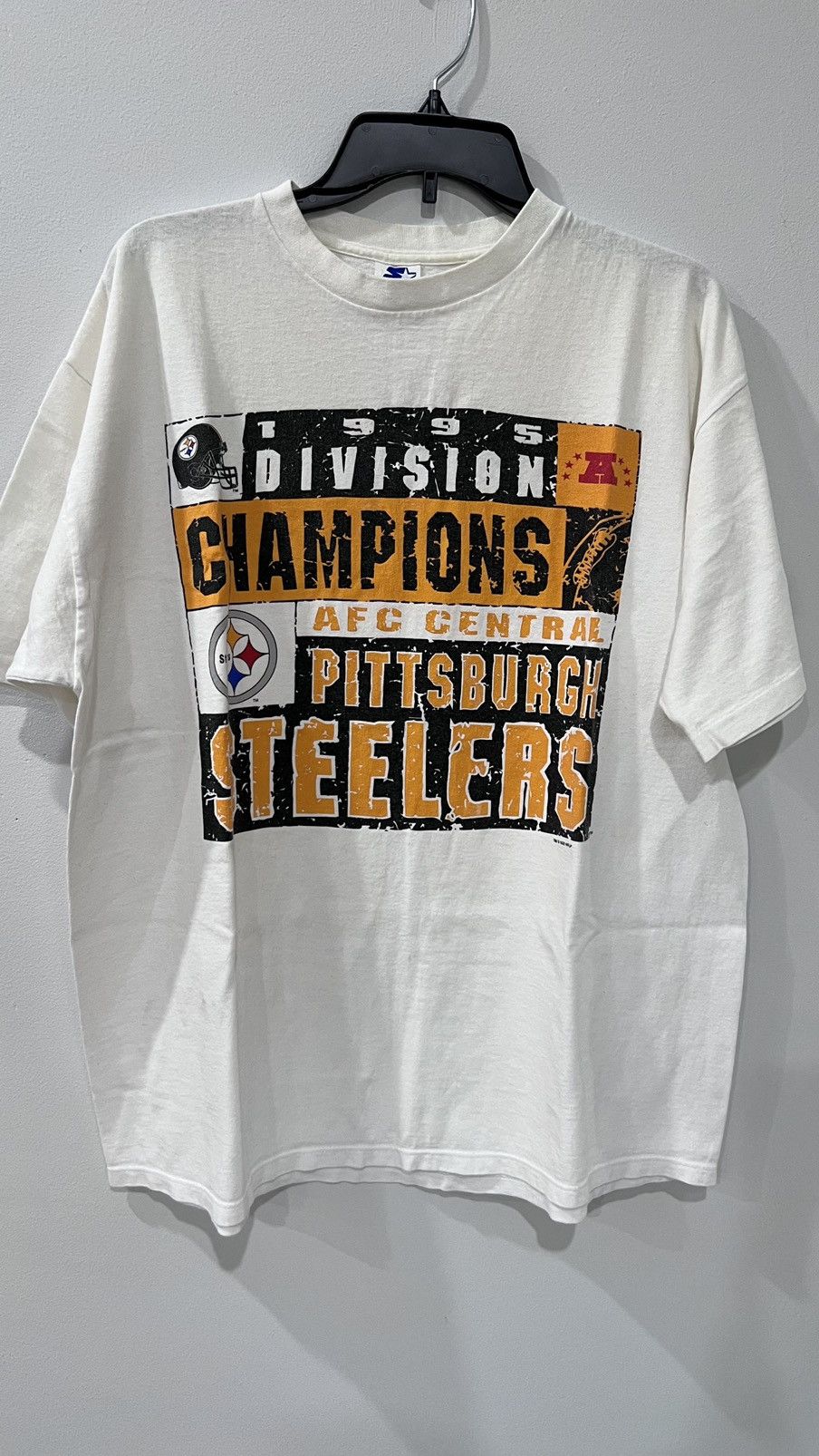 NFL 1995 Division Champion Pittsburgh Steelers Size XL Size US XL / EU 56 / 4 - 1 Thumbnail