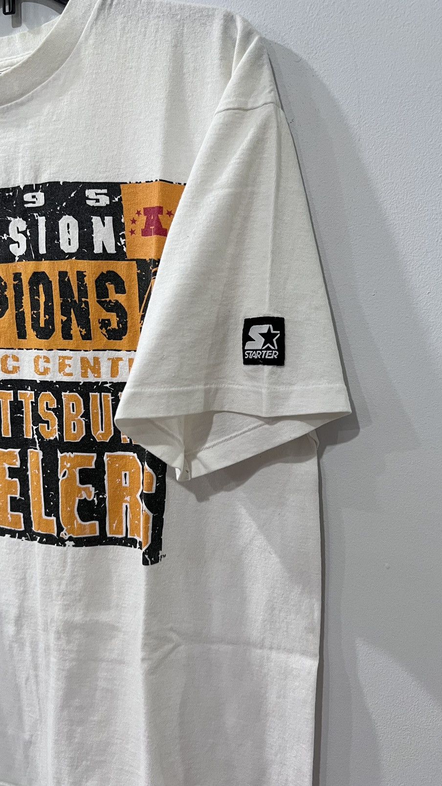 NFL 1995 Division Champion Pittsburgh Steelers Size XL Size US XL / EU 56 / 4 - 6 Thumbnail