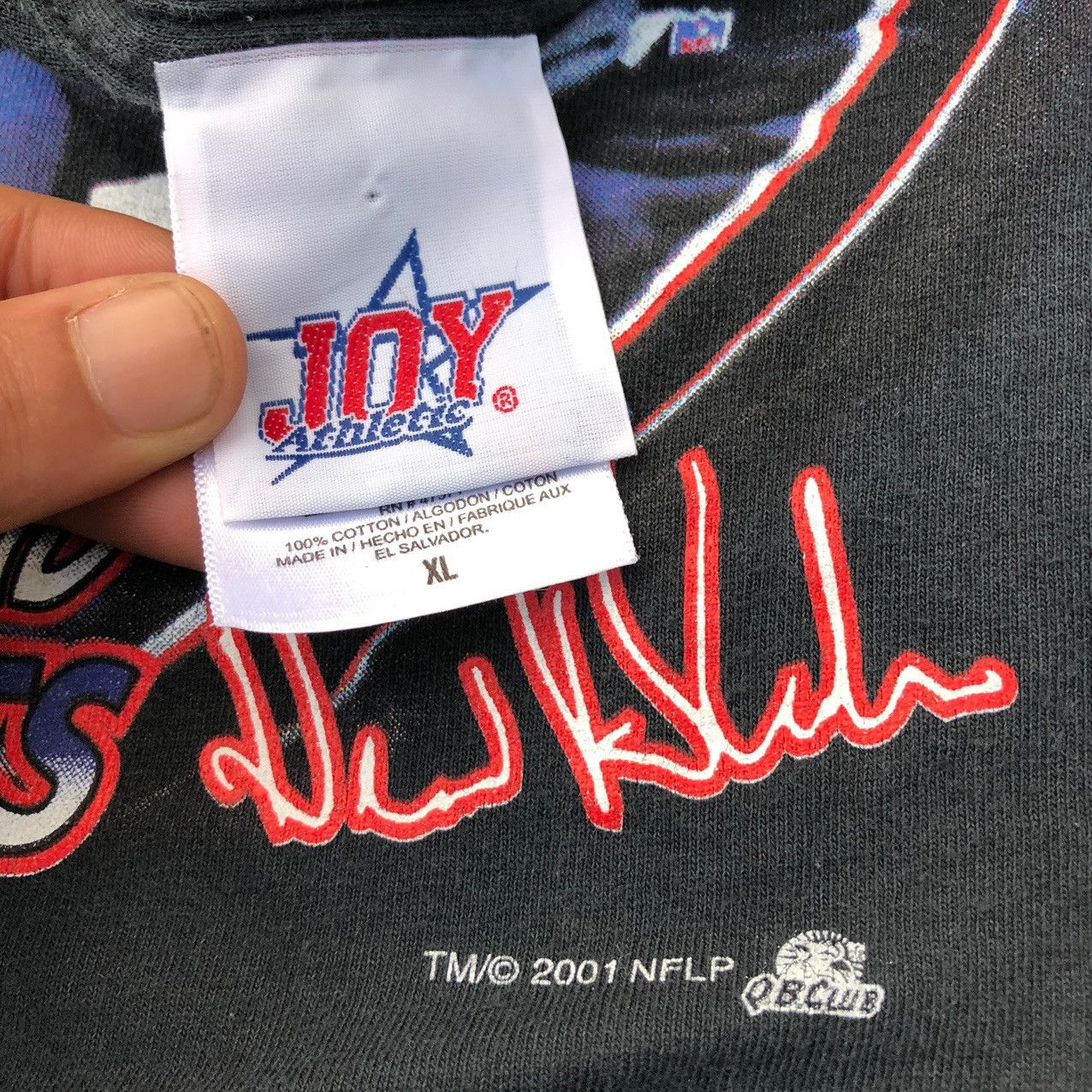 NFL 2001 Drew Bledsoe Patriots Schedule Shirt 90s vintage nfl Size US XL / EU 56 / 4 - 3 Thumbnail