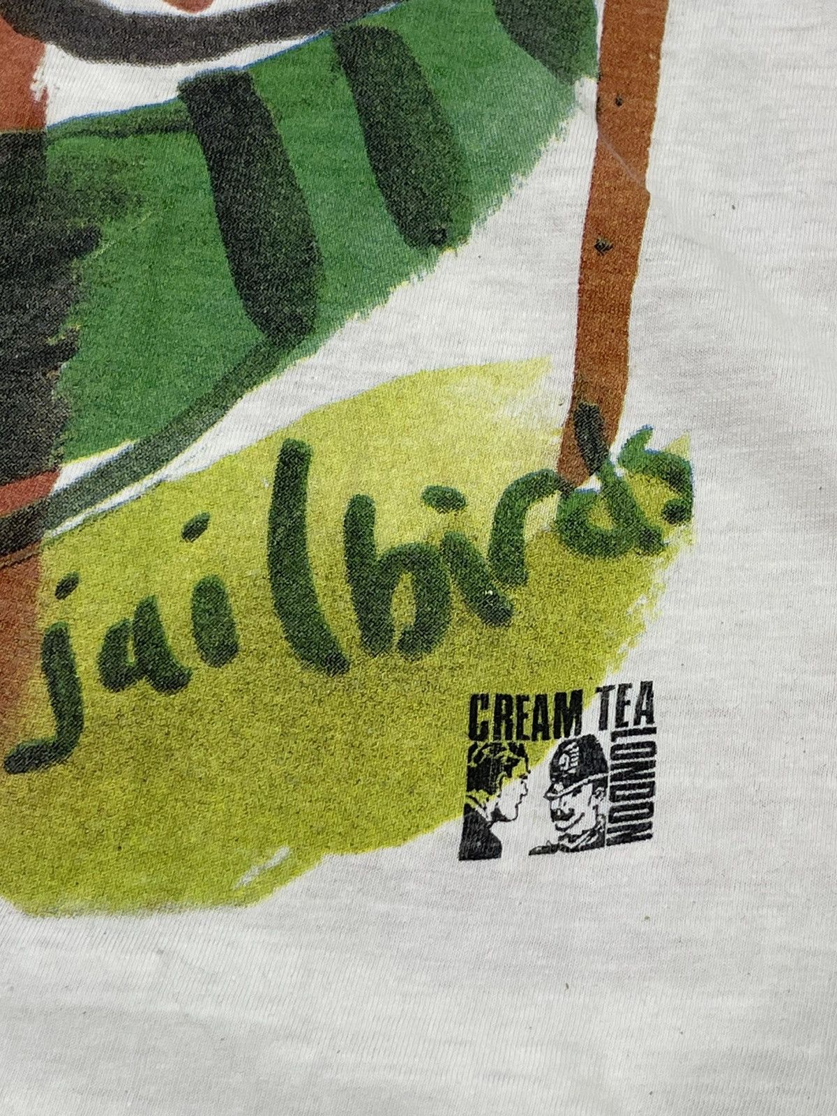 Art Comes First Vtg 80s Cream Tea London Pop Art Double Side Printed 3🟩6 Size US XL / EU 56 / 4 - 9 Thumbnail