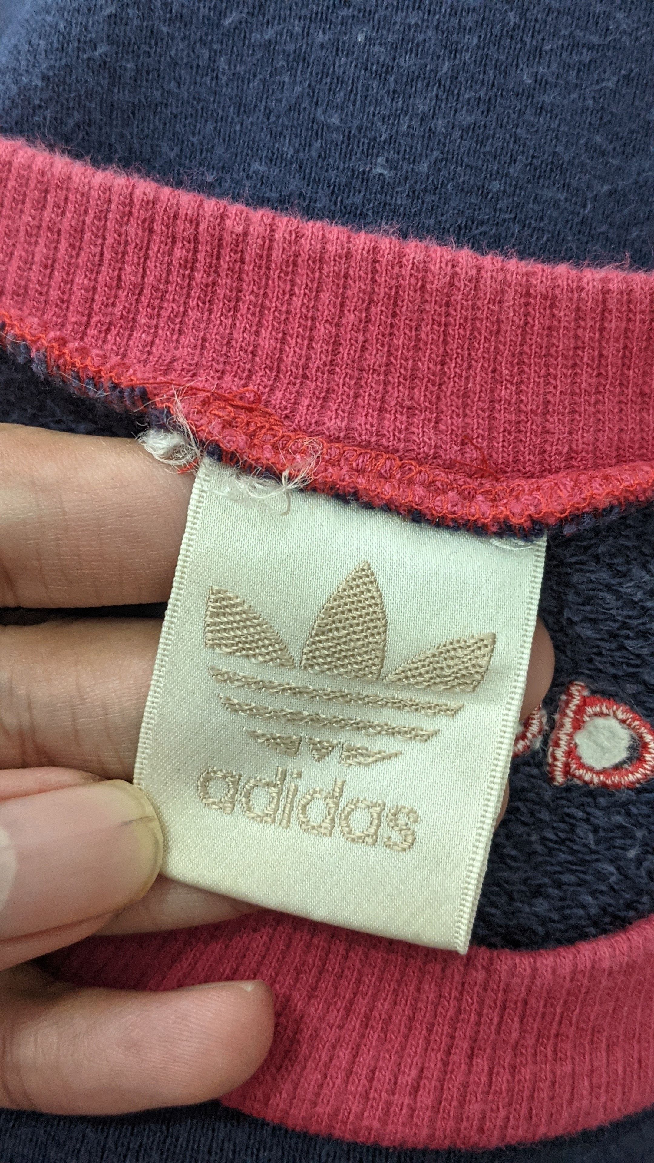 Adidas Vintage Adidas Sweatshirt 90s Trefoil Size US L / EU 52-54 / 3 - 4 Thumbnail
