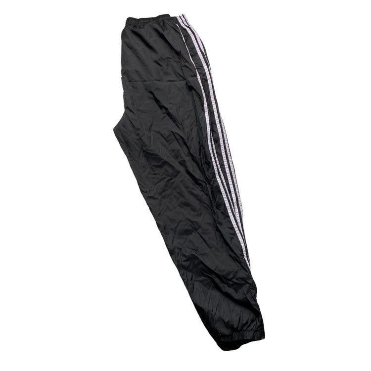 Adidas XL Adidas Zip 3 Stripe Lined Track Pants Joggers w/ Zipper Size US 36 / EU 52 - 2 Preview