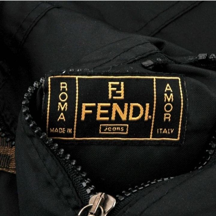 Fendi 90s FENDI FF Zucca Monogram Reversible Zip-Up Vest Size M / US 6-8 / IT 42-44 - 4 Thumbnail