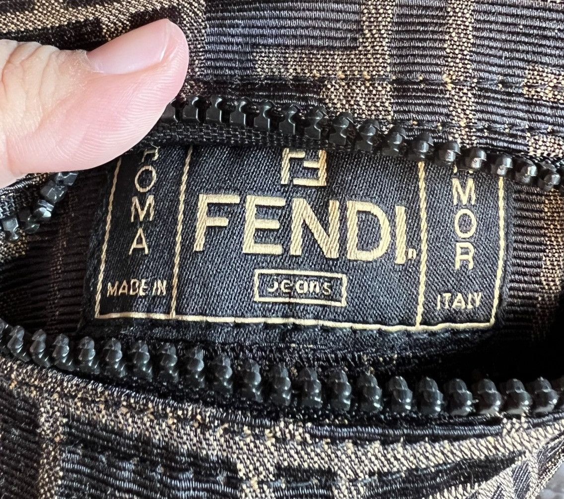 Fendi 90s FENDI FF Zucca Monogram Reversible Zip-Up Vest Size M / US 6-8 / IT 42-44 - 10 Thumbnail