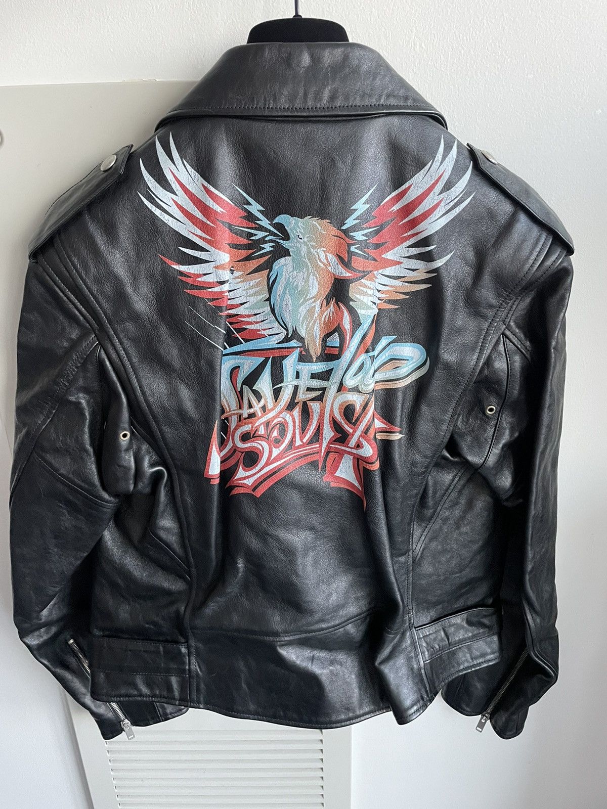Givenchy RARE $5,500 Value Runway Givenchy DiSTRESSED Leather jacket Size US L / EU 52-54 / 3 - 18 Thumbnail