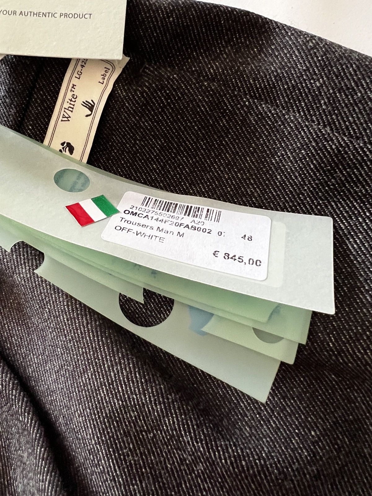Off-White WOOL DOUBLE PLEAT TROUSERS Size US 32 / EU 48 - 10 Thumbnail