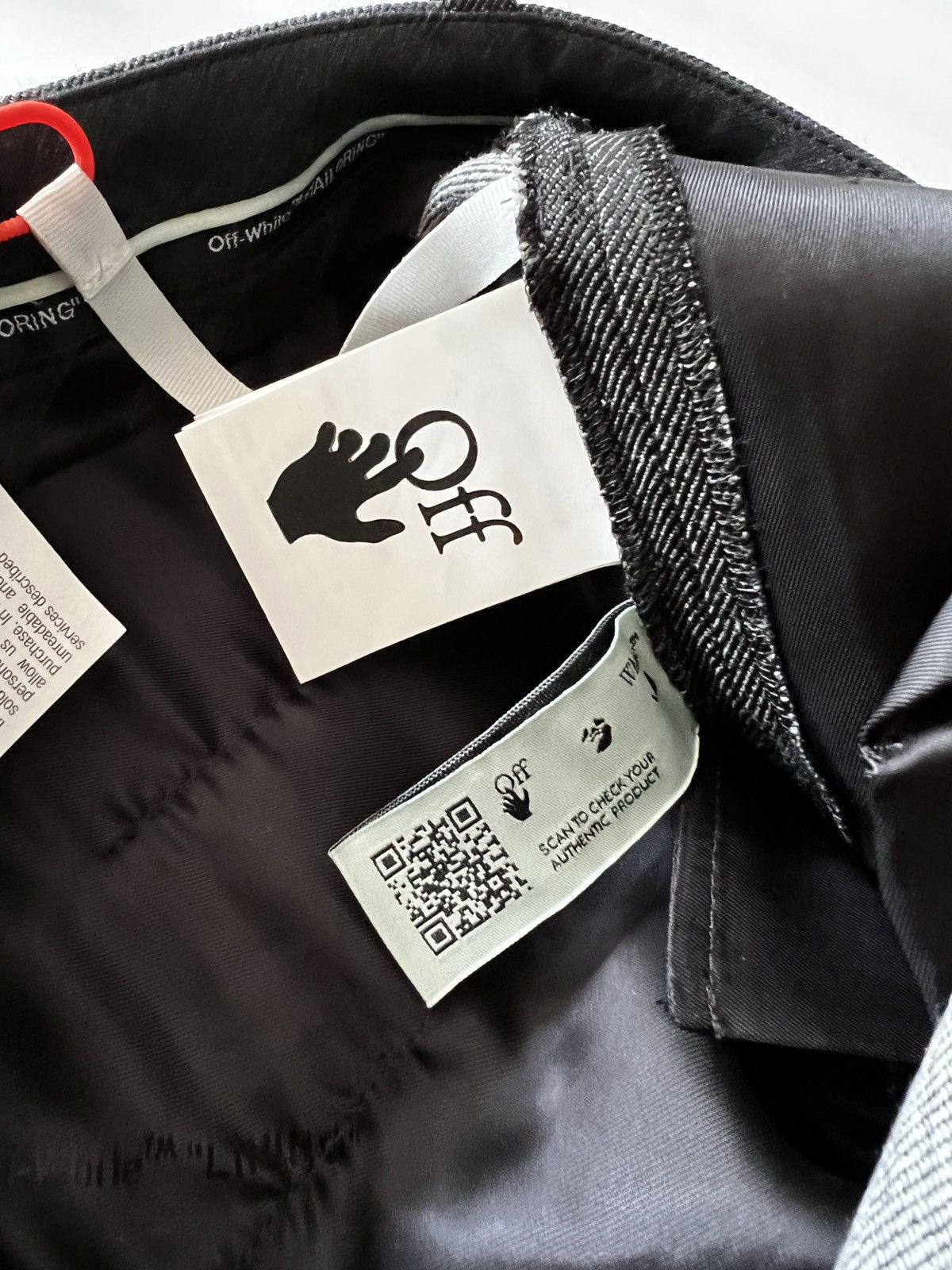 Off-White WOOL DOUBLE PLEAT TROUSERS Size US 32 / EU 48 - 7 Thumbnail