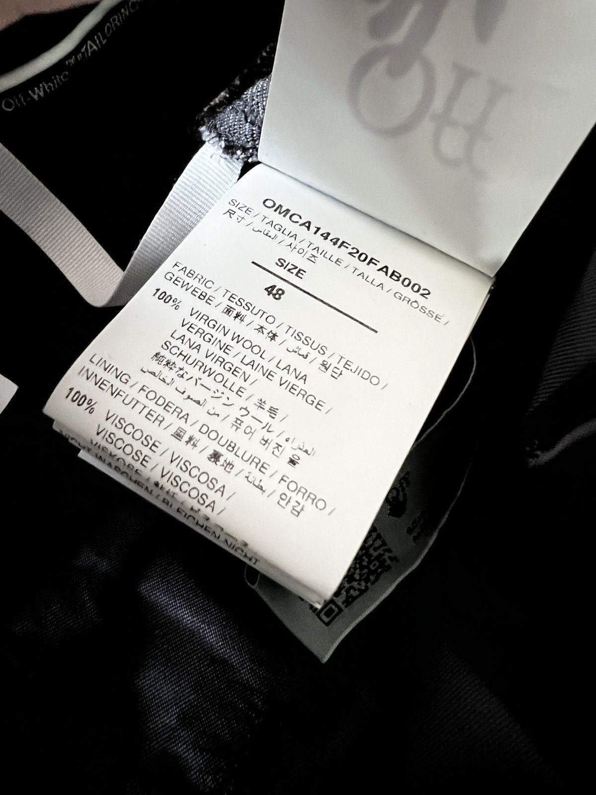 Off-White WOOL DOUBLE PLEAT TROUSERS Size US 32 / EU 48 - 8 Thumbnail