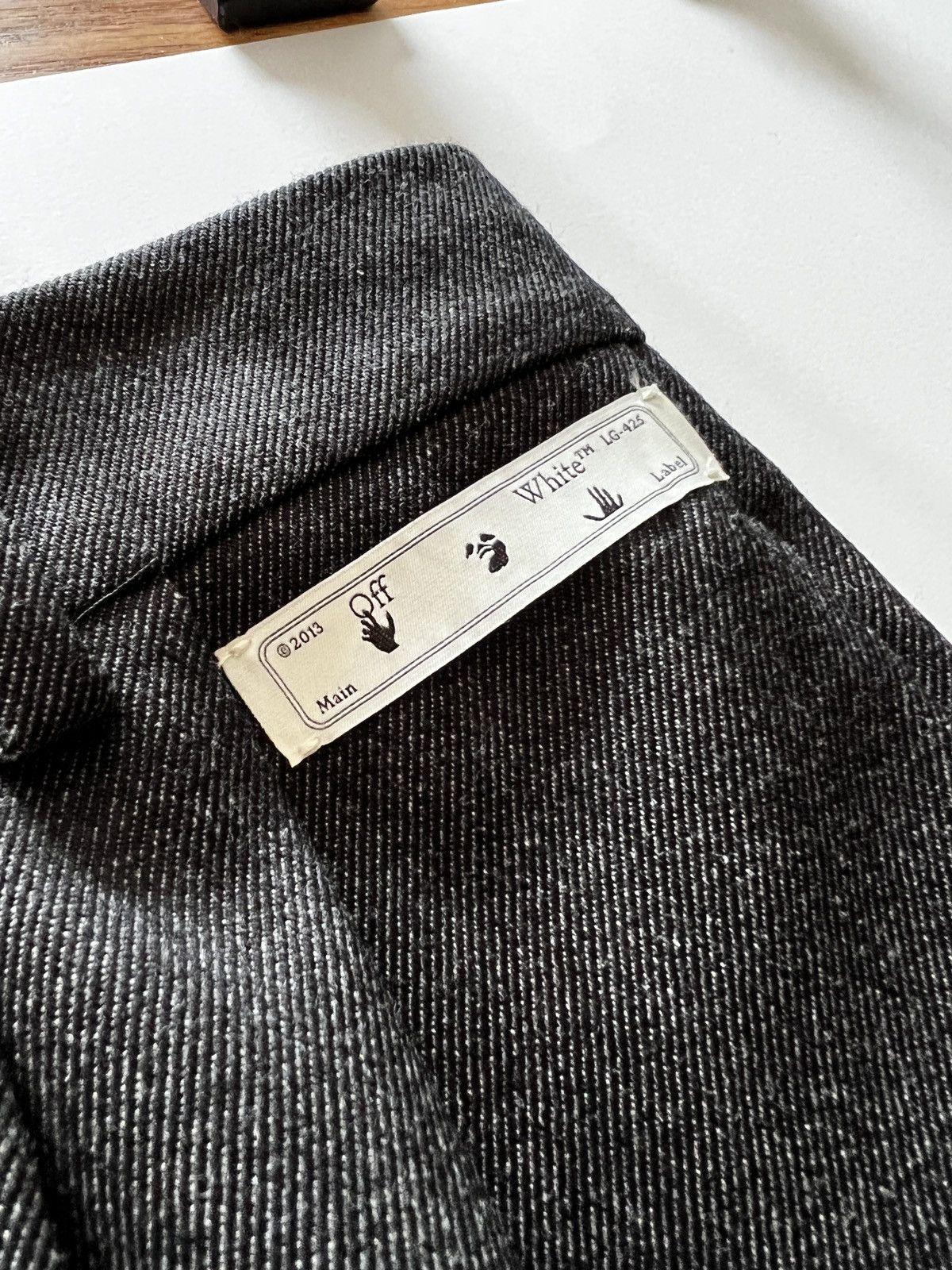 Off-White WOOL DOUBLE PLEAT TROUSERS Size US 32 / EU 48 - 4 Thumbnail