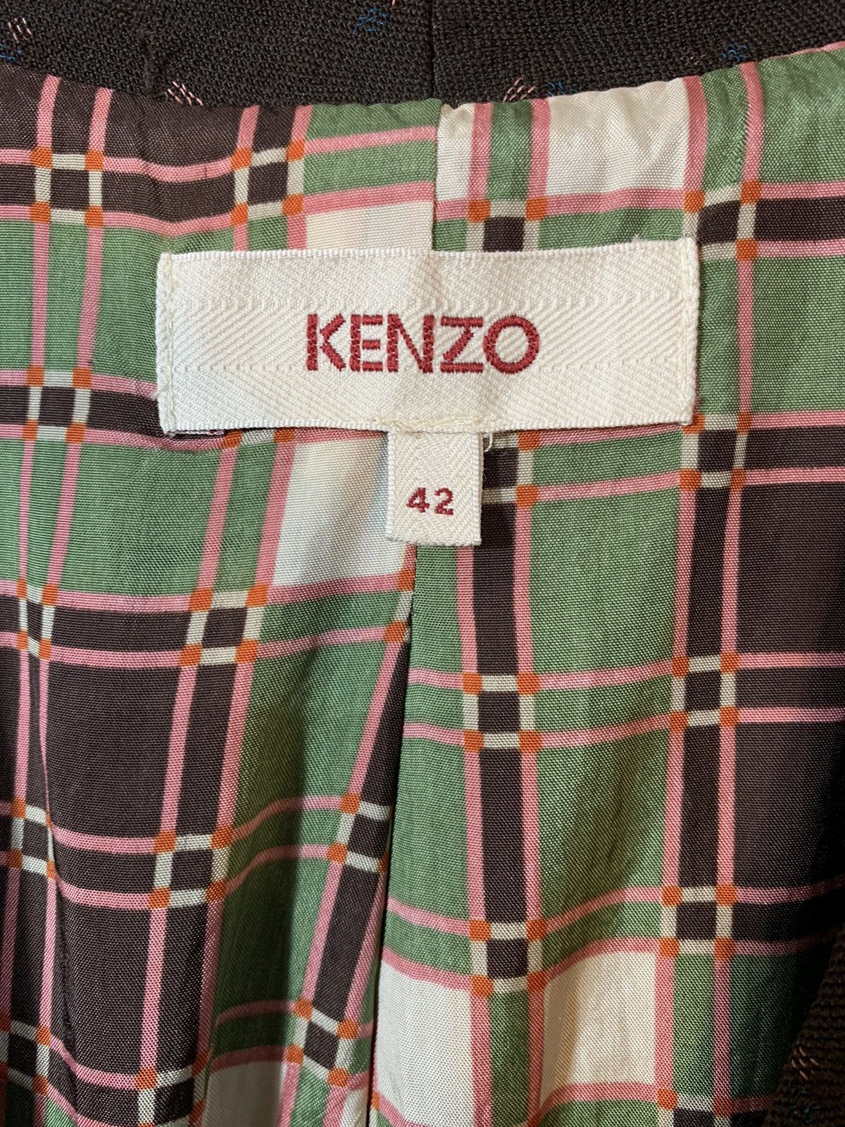 Kenzo Kenzo brown blazer Size 42R - 11 Thumbnail