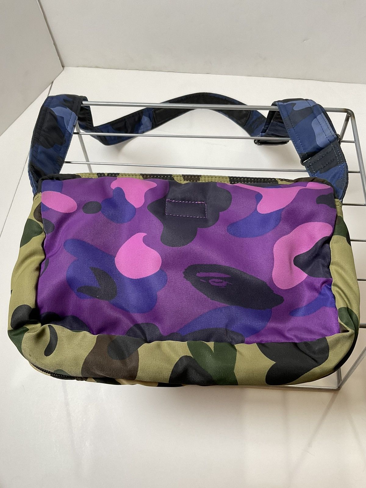 Bape × Porter Bape SS19 Porter Mix Camo Shoulder Bag Small Multi R 