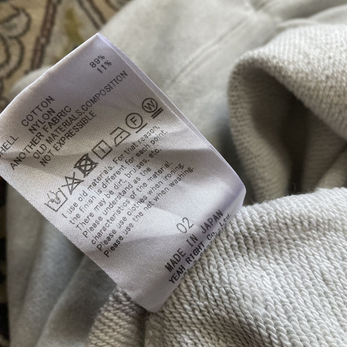Japanese Brand YEAH RIGHT Recycle Paper Remake Hoodie Size US M / EU 48-50 / 2 - 14 Thumbnail