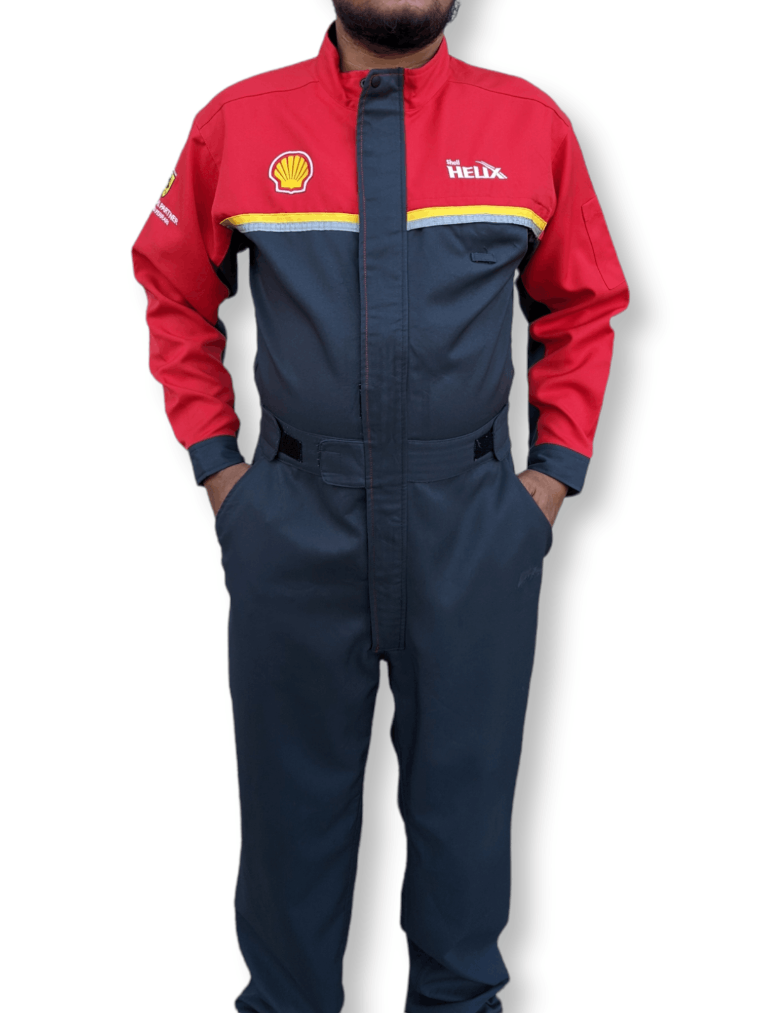 image of Vintage Ferrari X Shell Overalls in Red, Men's (Size 33)