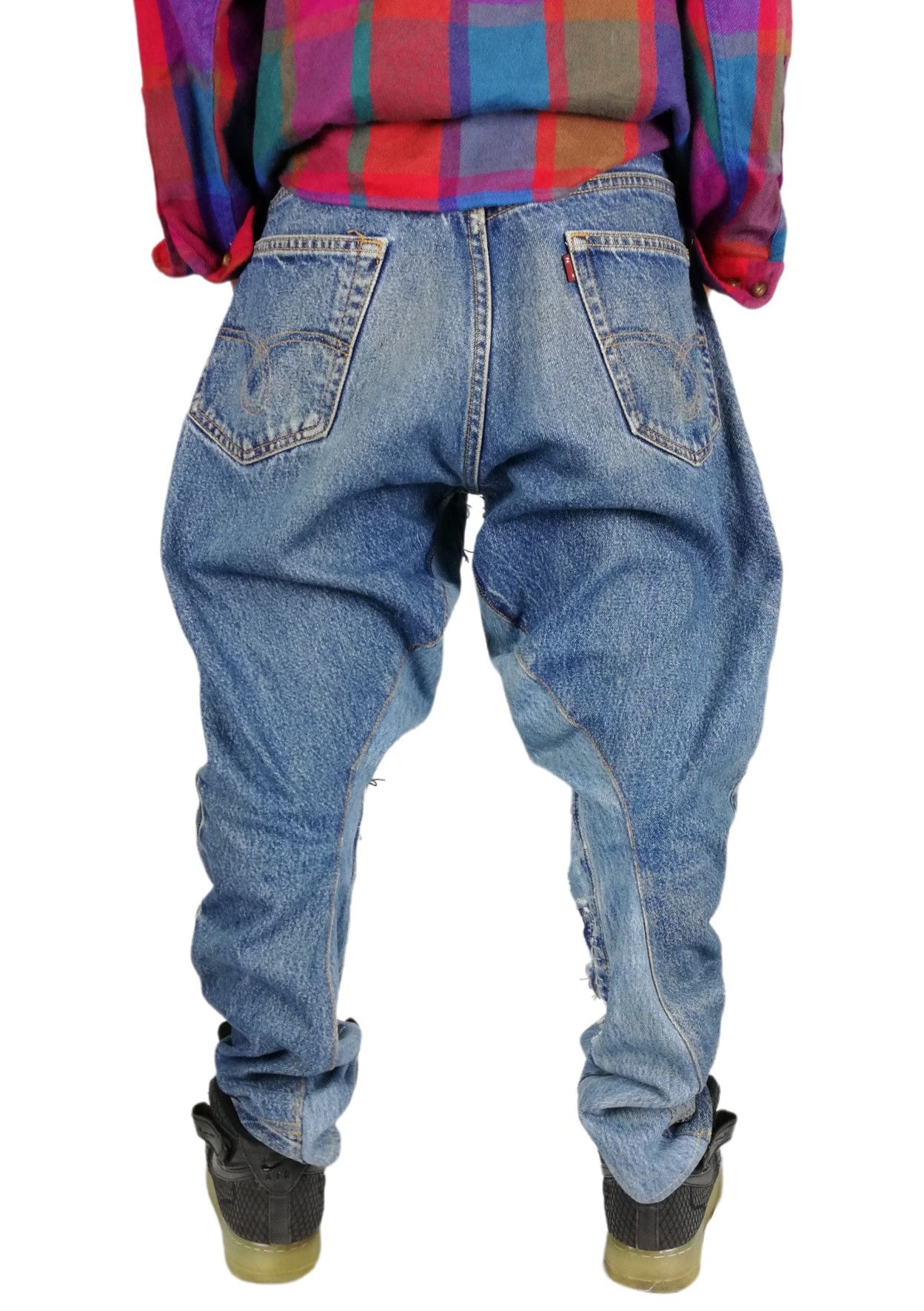 Needles × Nepenthes 🔥Archival Levi's × NWT Needles Dimension Distressed Denim Size US 34 / EU 50 - 4 Thumbnail
