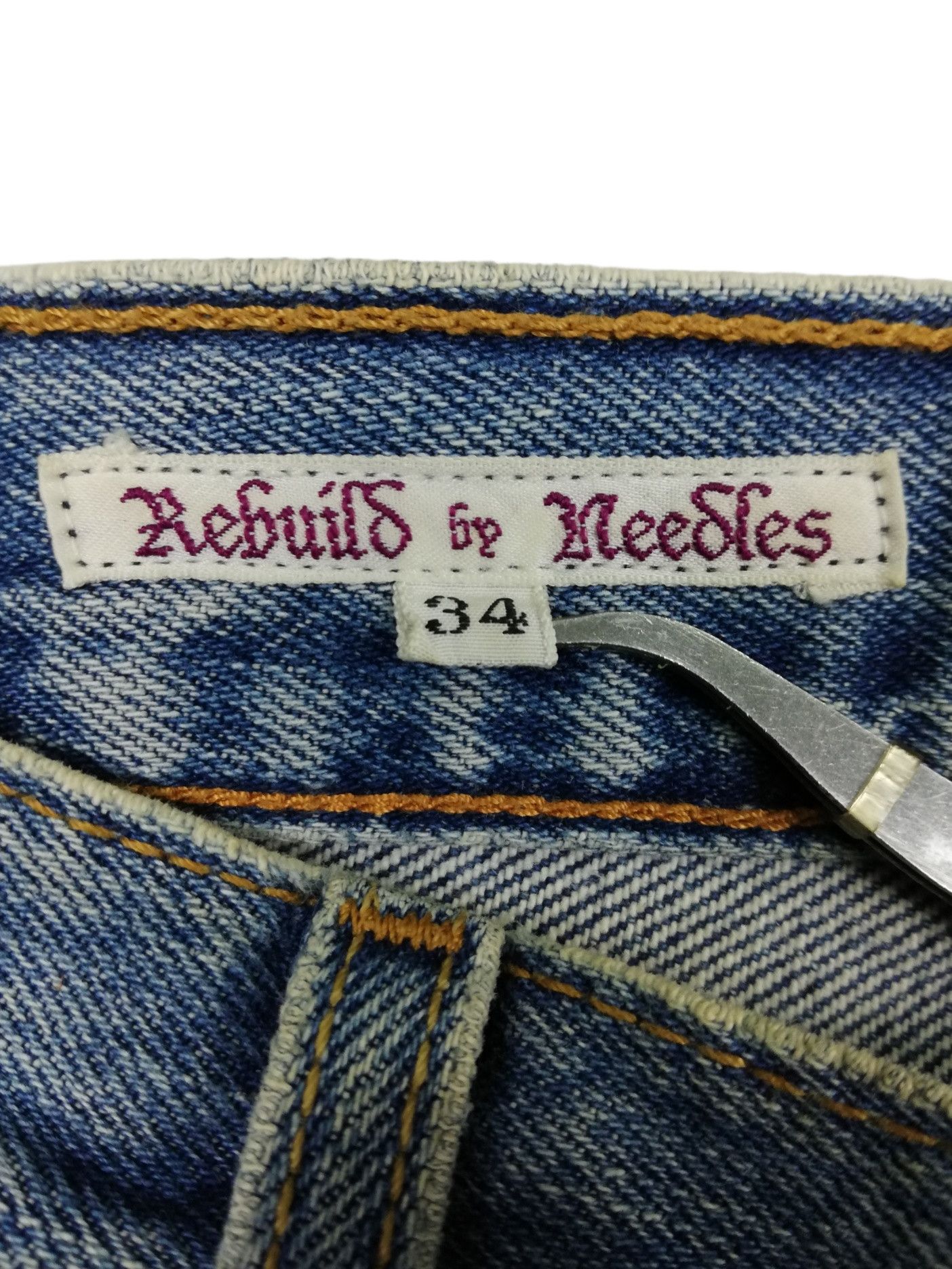Needles × Nepenthes 🔥Archival Levi's × NWT Needles Dimension Distressed Denim Size US 34 / EU 50 - 13 Thumbnail