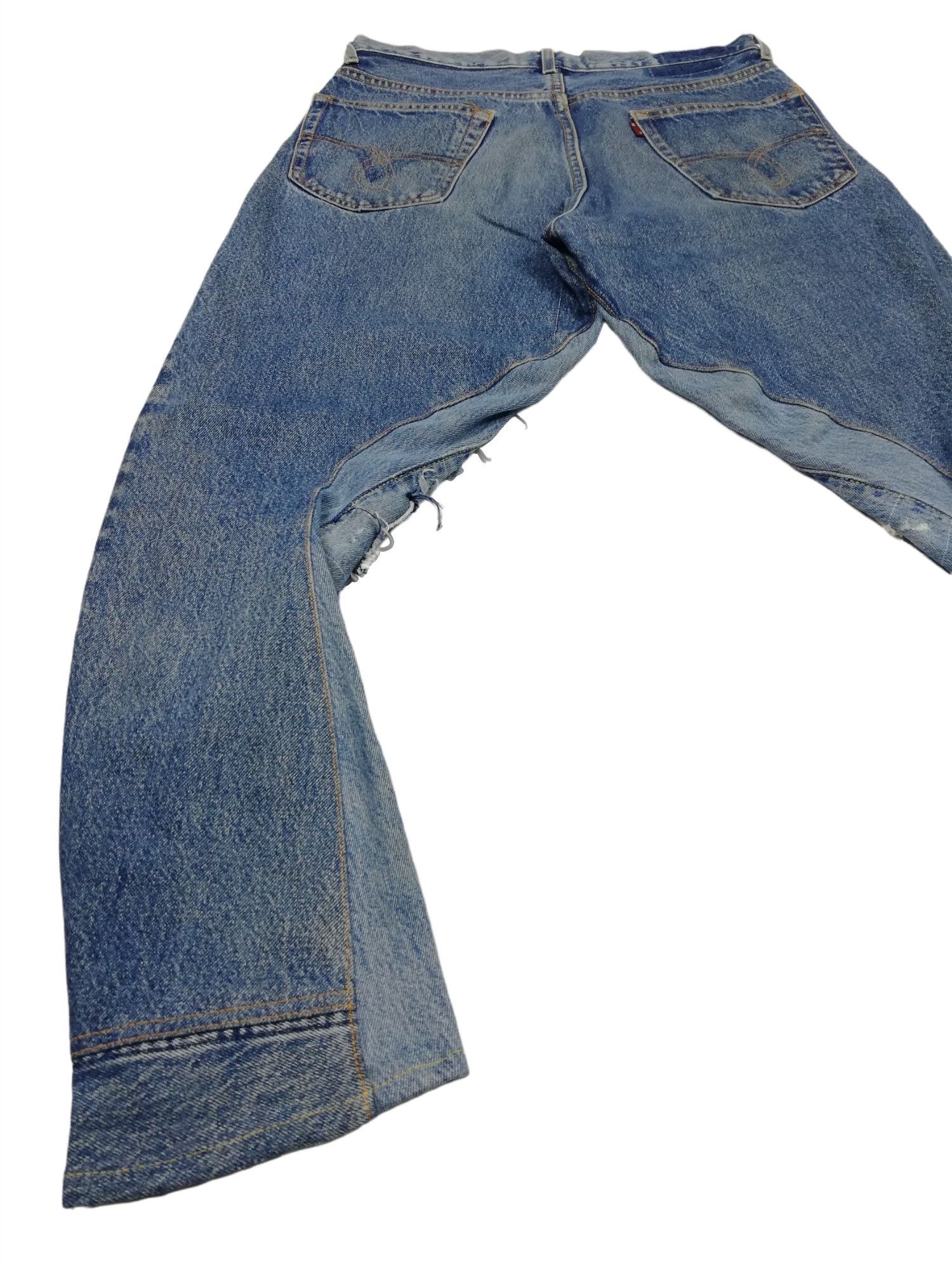 Needles × Nepenthes 🔥Archival Levi's × NWT Needles Dimension Distressed Denim Size US 34 / EU 50 - 17 Thumbnail