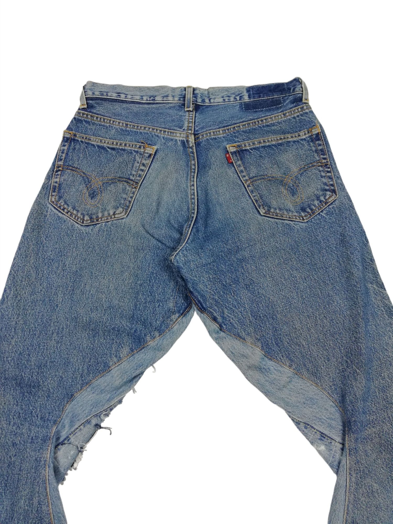 Needles × Nepenthes 🔥Archival Levi's × NWT Needles Dimension Distressed Denim Size US 34 / EU 50 - 19 Thumbnail