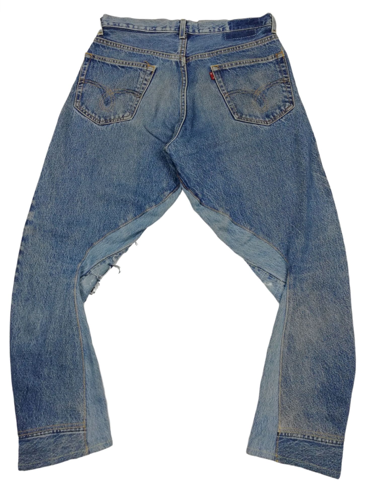 Needles × Nepenthes 🔥Archival Levi's × NWT Needles Dimension Distressed Denim Size US 34 / EU 50 - 16 Thumbnail