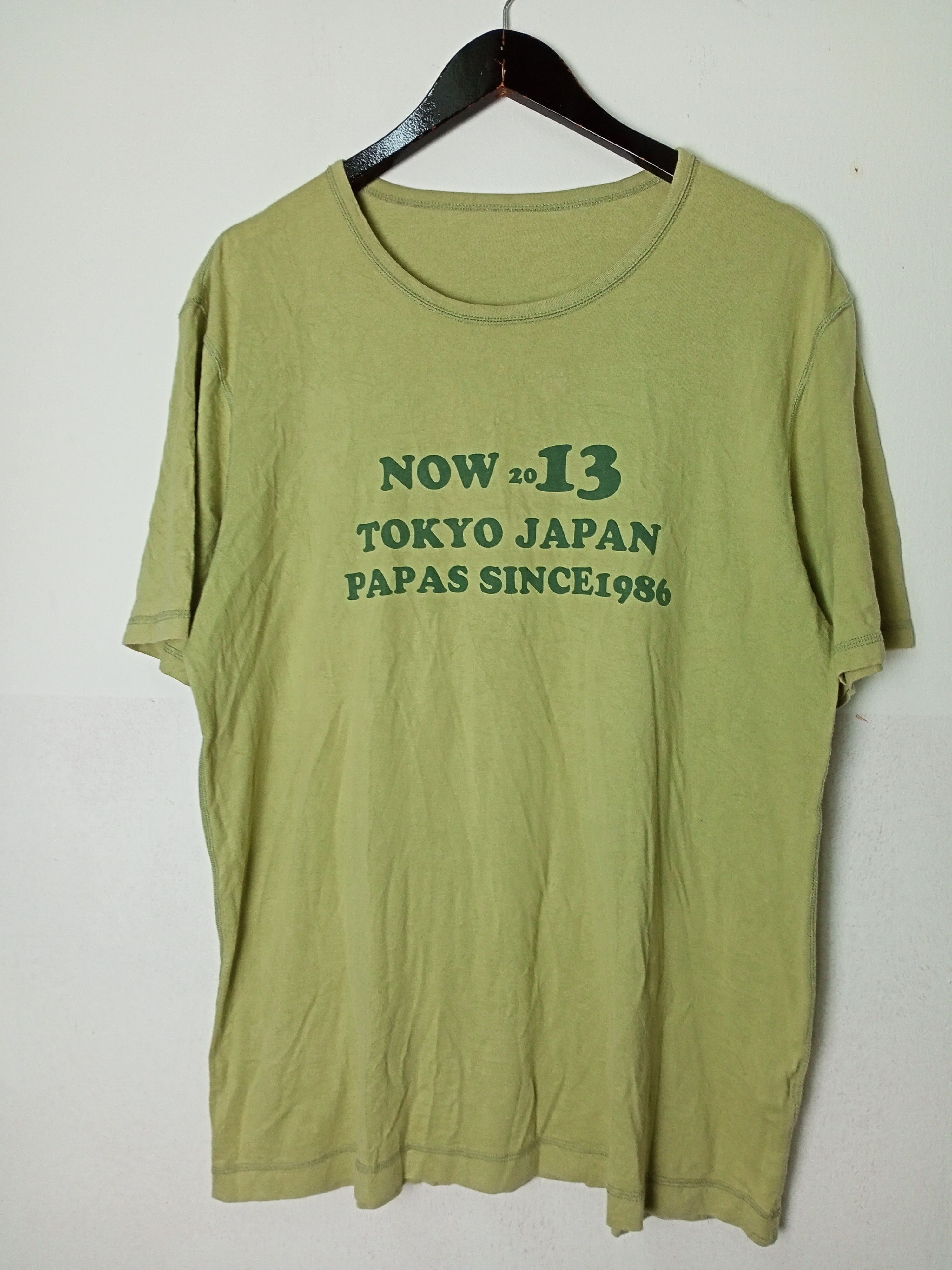 Japanese Brand × Vintage PAPAS Tokyo Japan T- shirt Size US L / EU 52-54 / 3 - 1 Thumbnail