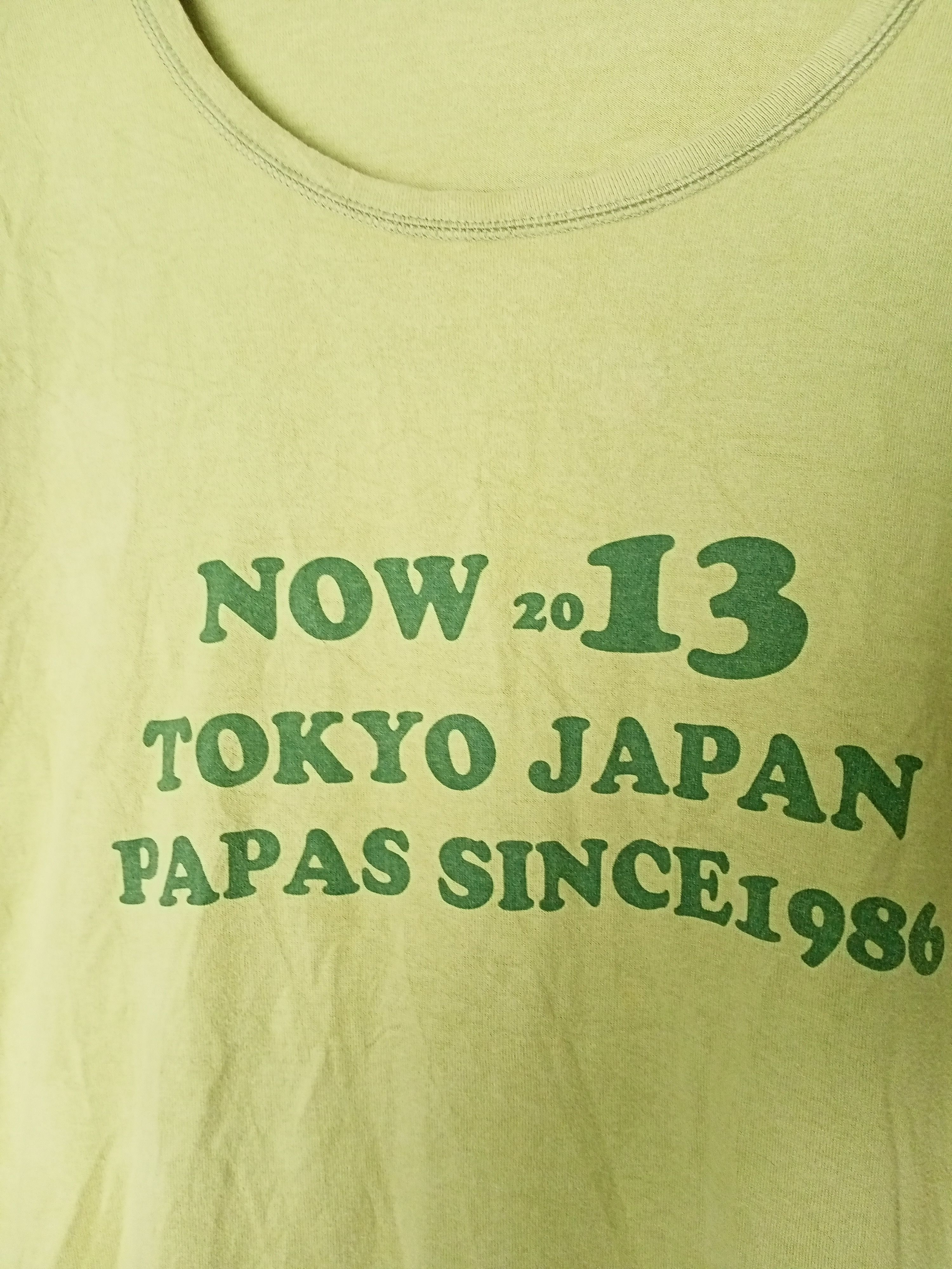 Japanese Brand × Vintage PAPAS Tokyo Japan T- shirt Size US L / EU 52-54 / 3 - 3 Thumbnail