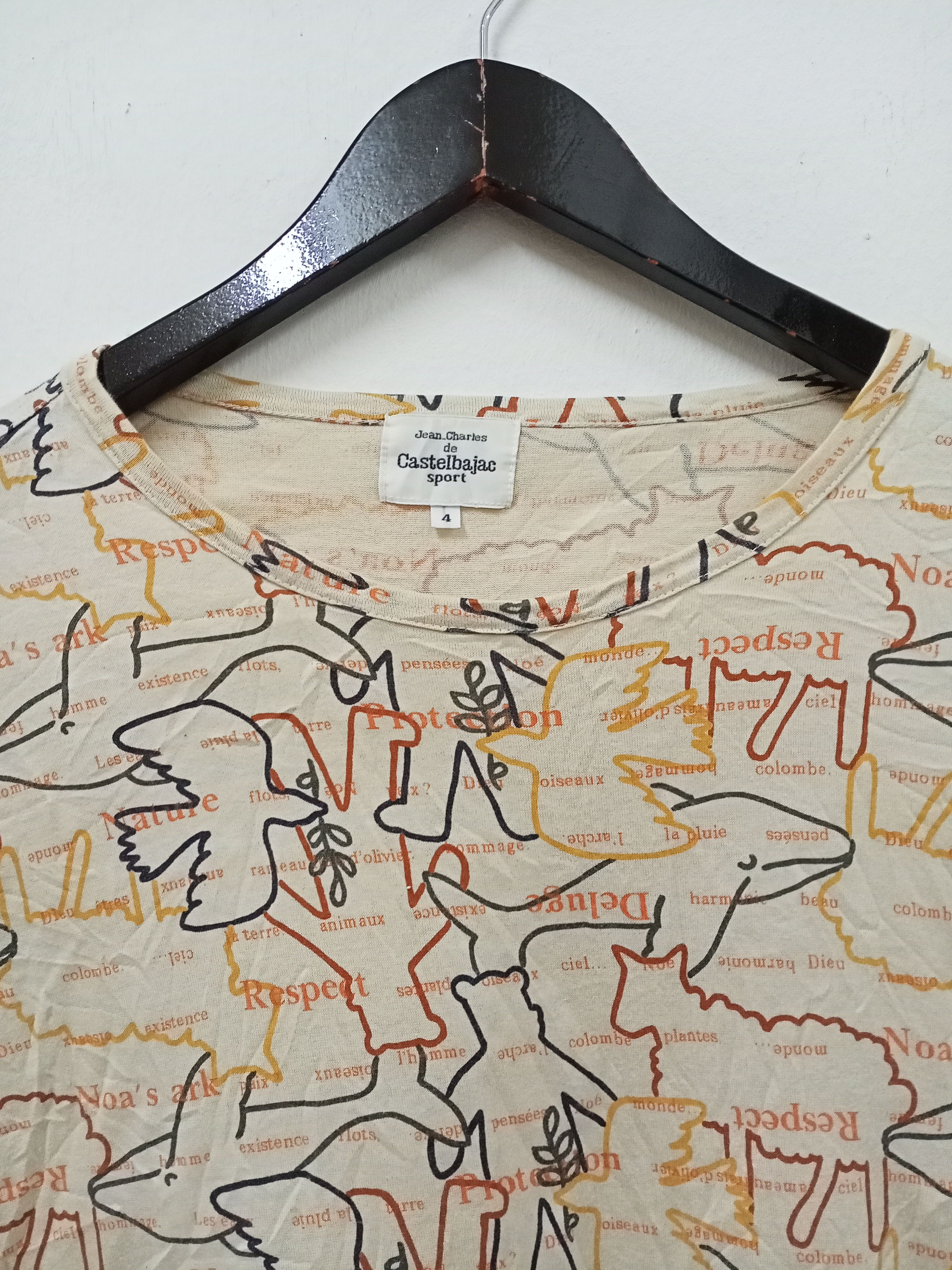Jean Charles De Castelbajac Jean Chales De Castelbajac Animal Overprint Tee Size US XL / EU 56 / 4 - 3 Thumbnail