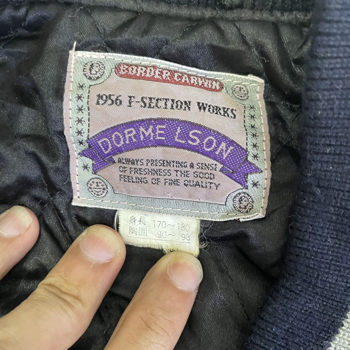 Vintage 💥Vintage Dorme Lson Champion Varsity Jacket Size US L / EU 52-54 / 3 - 11 Thumbnail