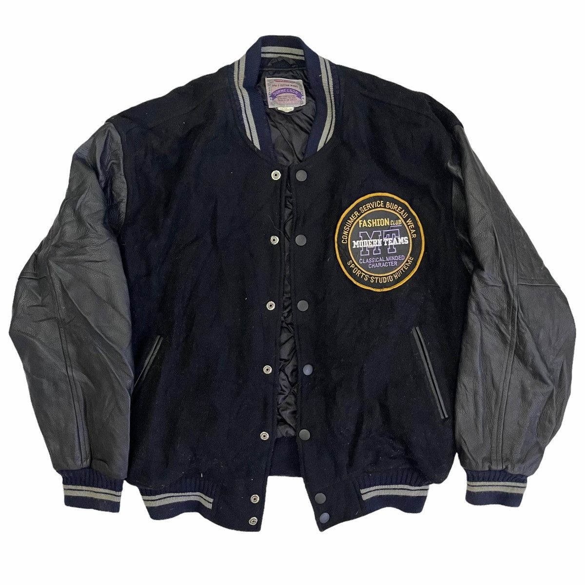 Vintage 💥Vintage Dorme Lson Champion Varsity Jacket Size US L / EU 52-54 / 3 - 2 Thumbnail