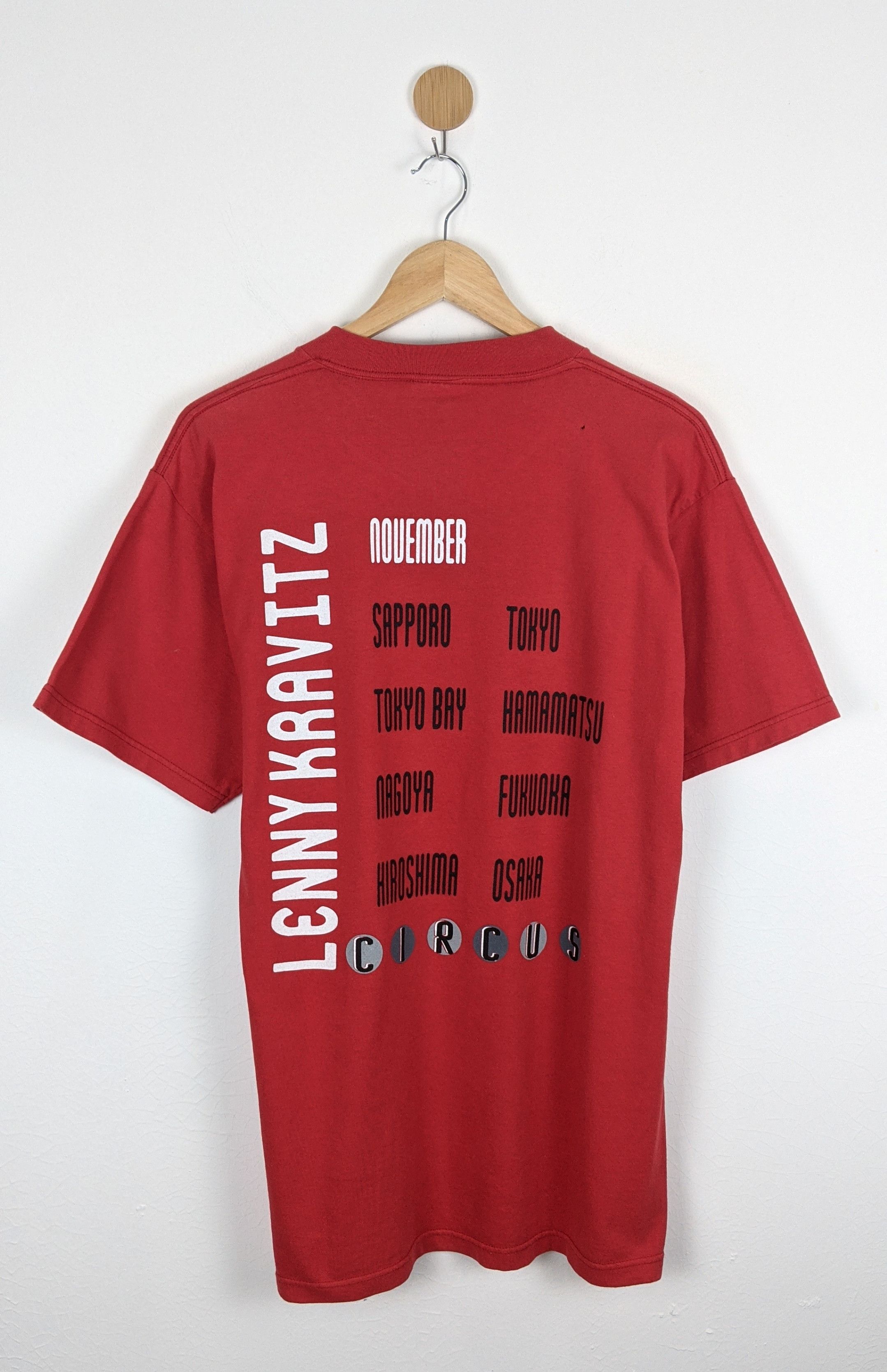Band Tees Vintage Lenny Kravitz 2002 Circus Japan Tour Shirt Size US L / EU 52-54 / 3 - 2 Thumbnail
