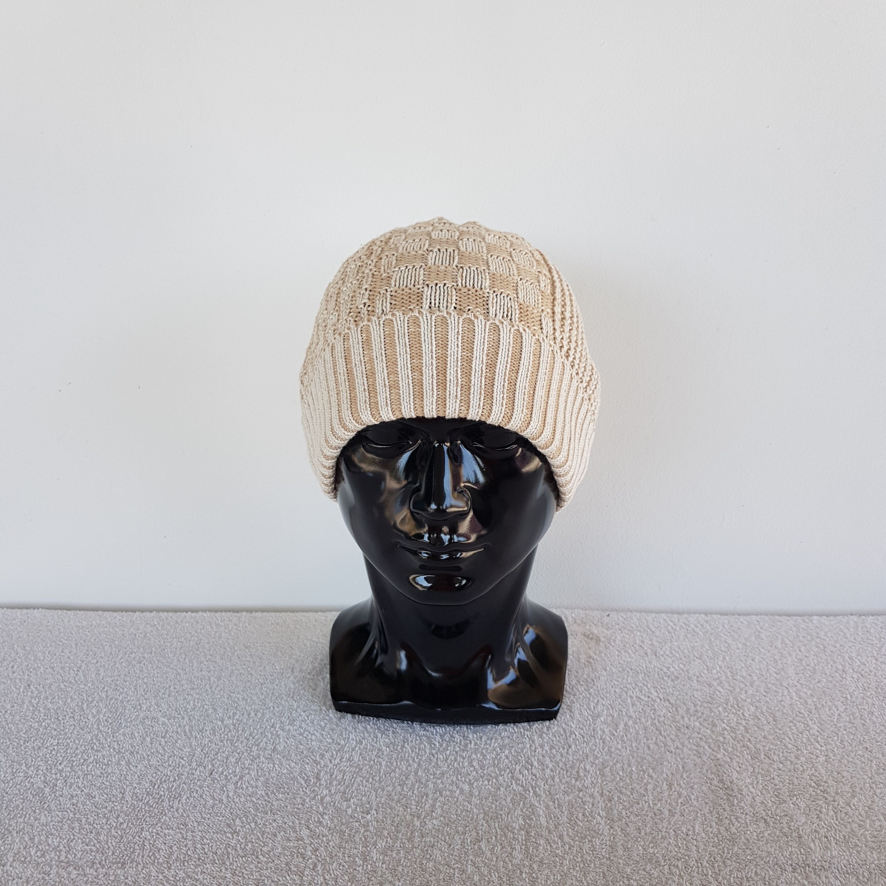 Japanese Brand × Vintage Japanese Hats Beanie Knitted Crochet Snow Cap - AC10396. Size ONE SIZE - 2 Thumbnail