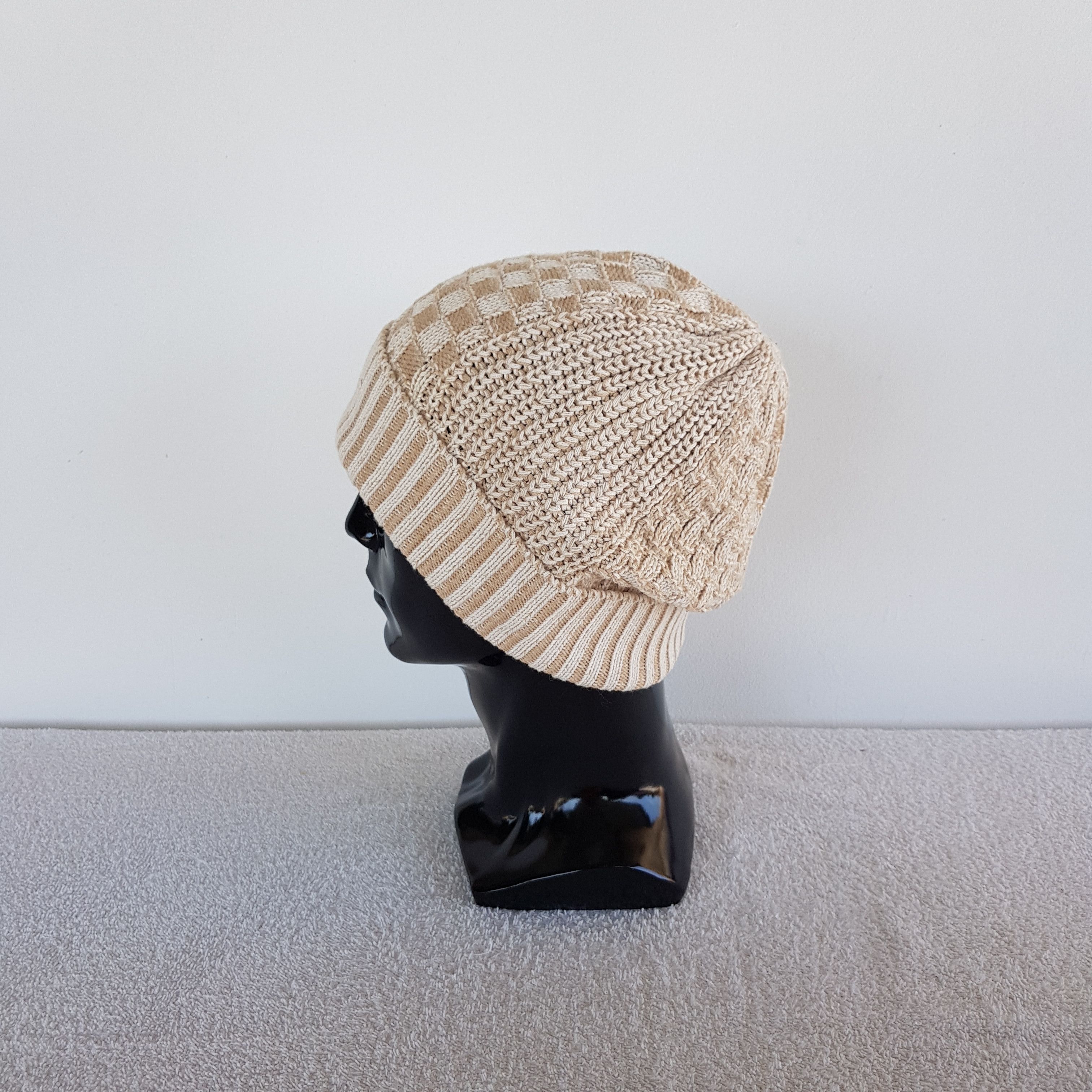Japanese Brand × Vintage Japanese Hats Beanie Knitted Crochet Snow Cap - AC10396. Size ONE SIZE - 4 Thumbnail