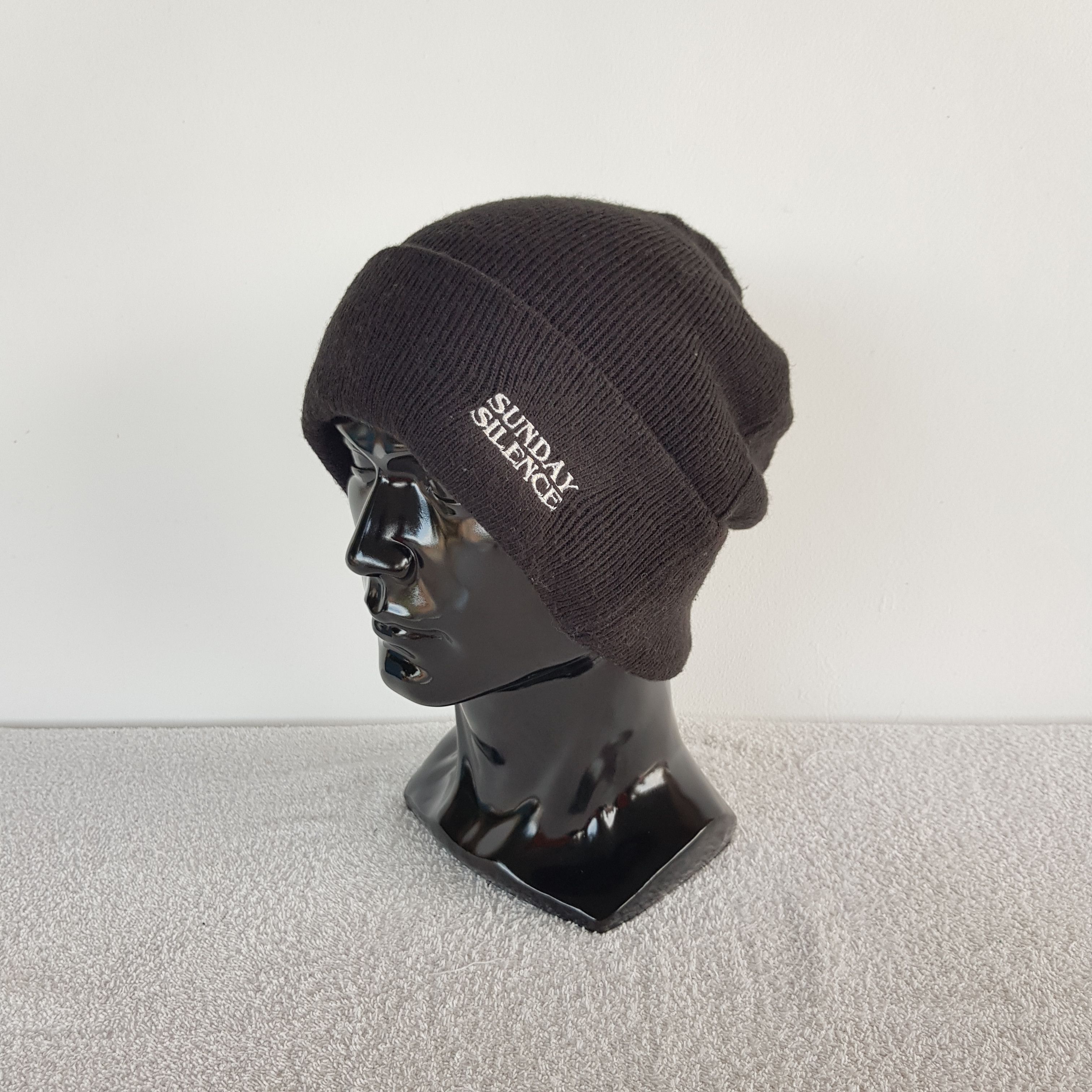Japanese Brand × Vintage Sunday Silence Beanie Japanese Snow Cap Hats - AC10347. Size ONE SIZE - 1 Thumbnail