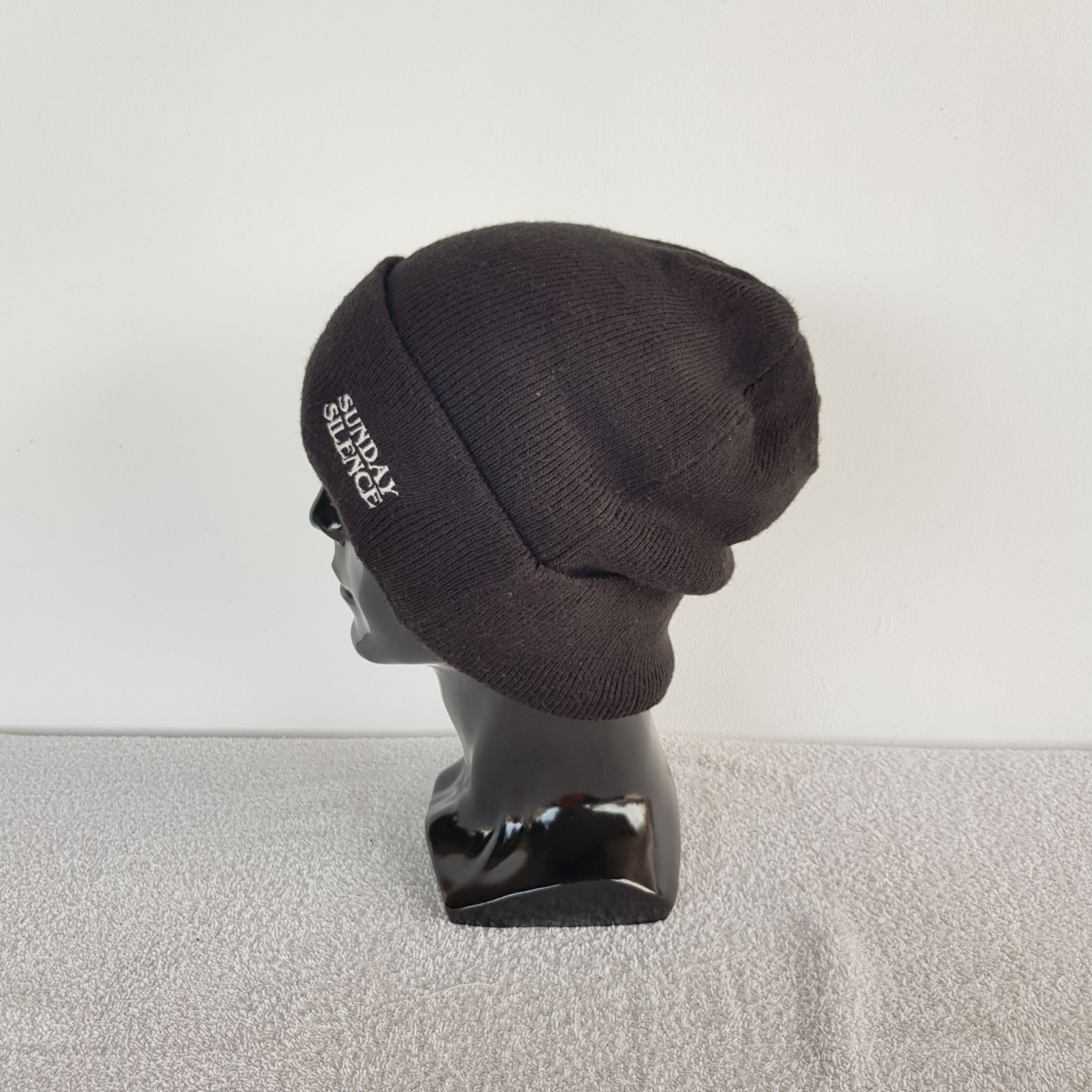 Japanese Brand × Vintage Sunday Silence Beanie Japanese Snow Cap Hats - AC10347. Size ONE SIZE - 4 Thumbnail