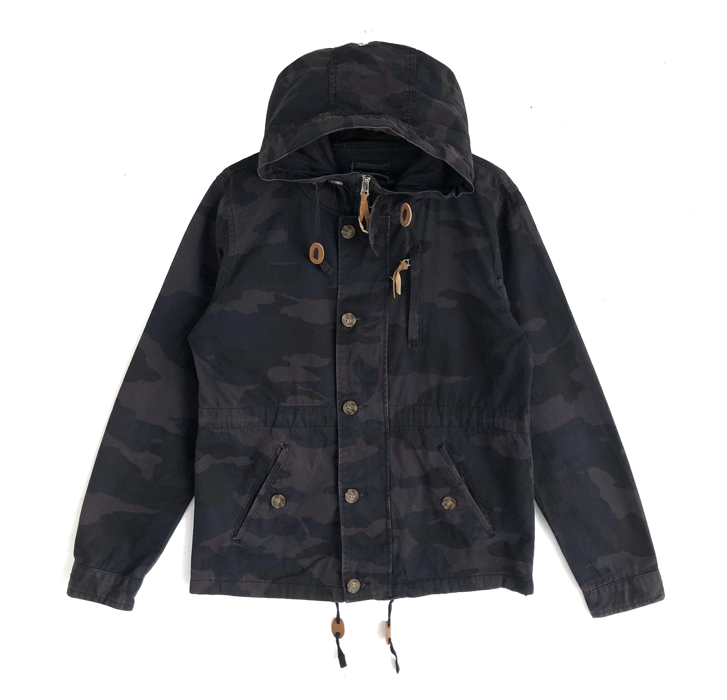 Tete Homme RARE🔥JAPAN TÊTE HOMME “BLACK ON” CAMO HOODED JACKET Size US M / EU 48-50 / 2 - 1 Thumbnail