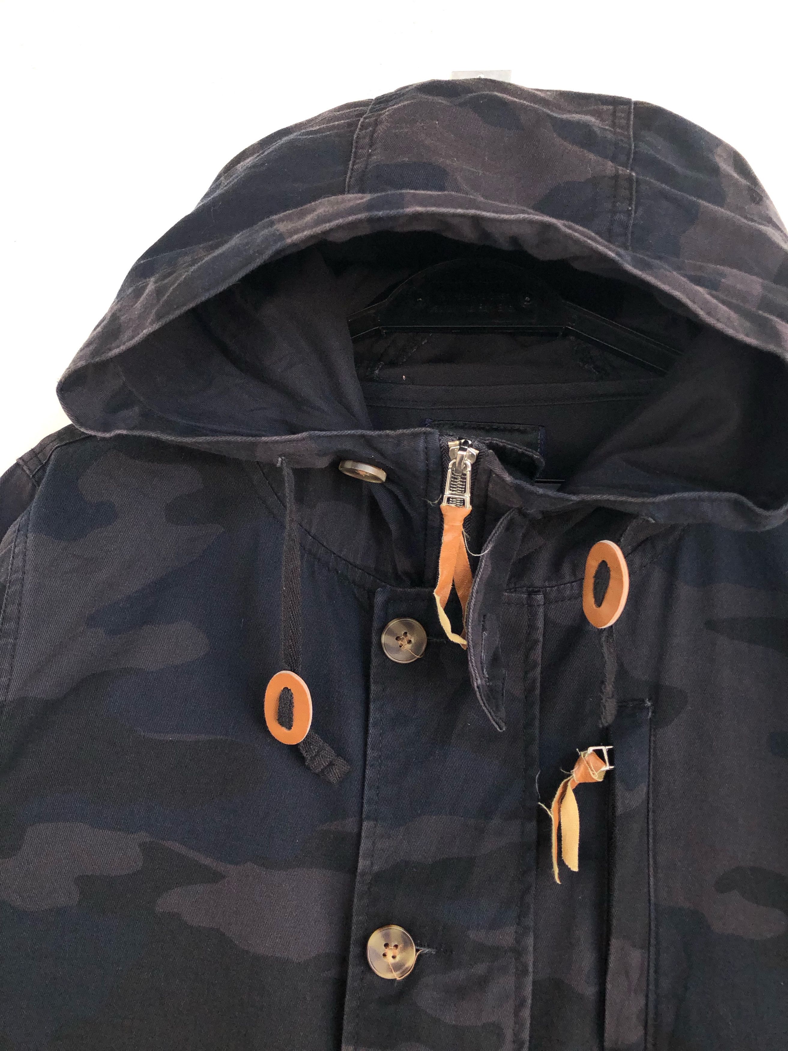 Tete Homme RARE🔥JAPAN TÊTE HOMME “BLACK ON” CAMO HOODED JACKET Size US M / EU 48-50 / 2 - 4 Thumbnail