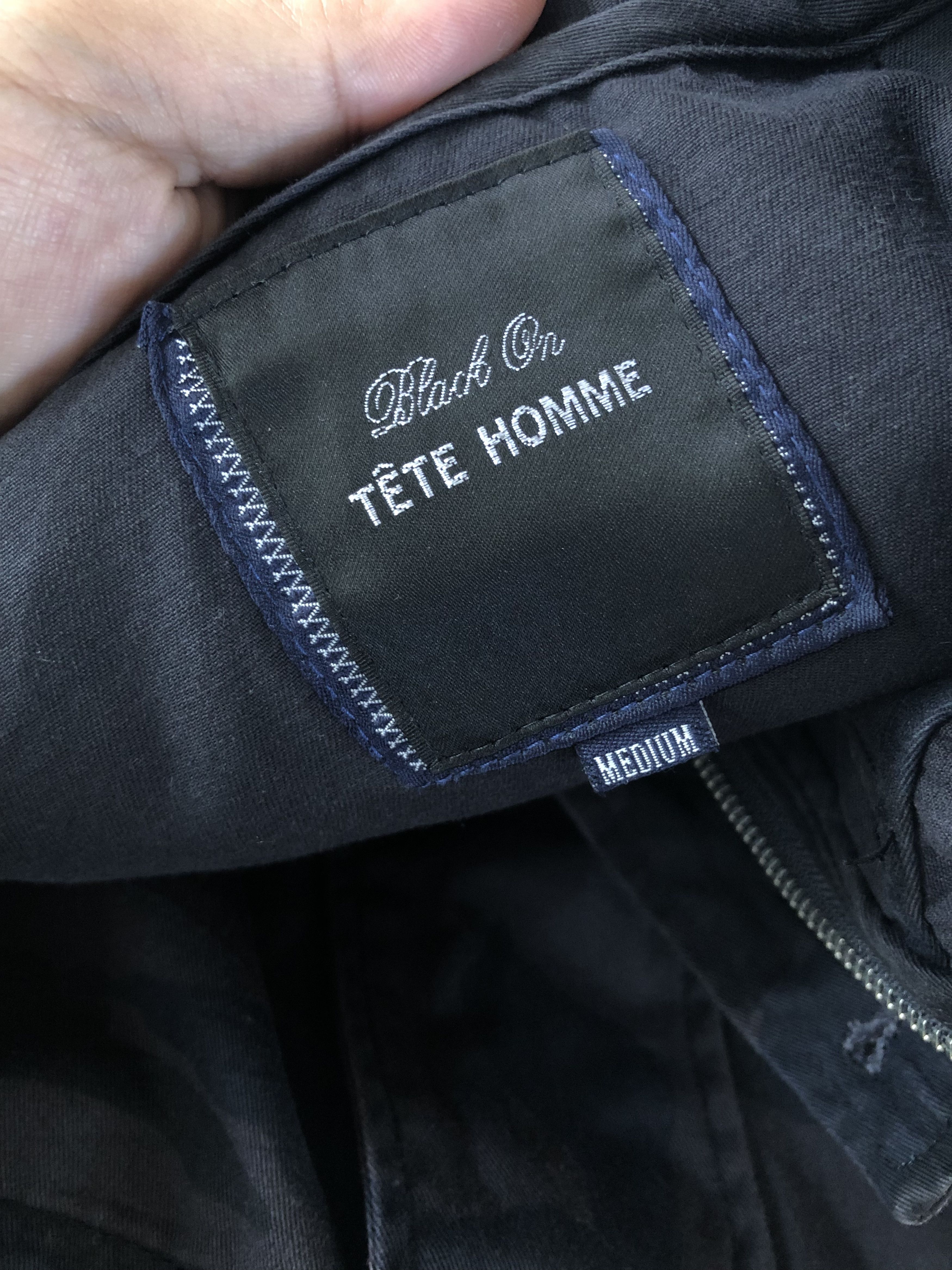 Tete Homme RARE🔥JAPAN TÊTE HOMME “BLACK ON” CAMO HOODED JACKET Size US M / EU 48-50 / 2 - 6 Thumbnail
