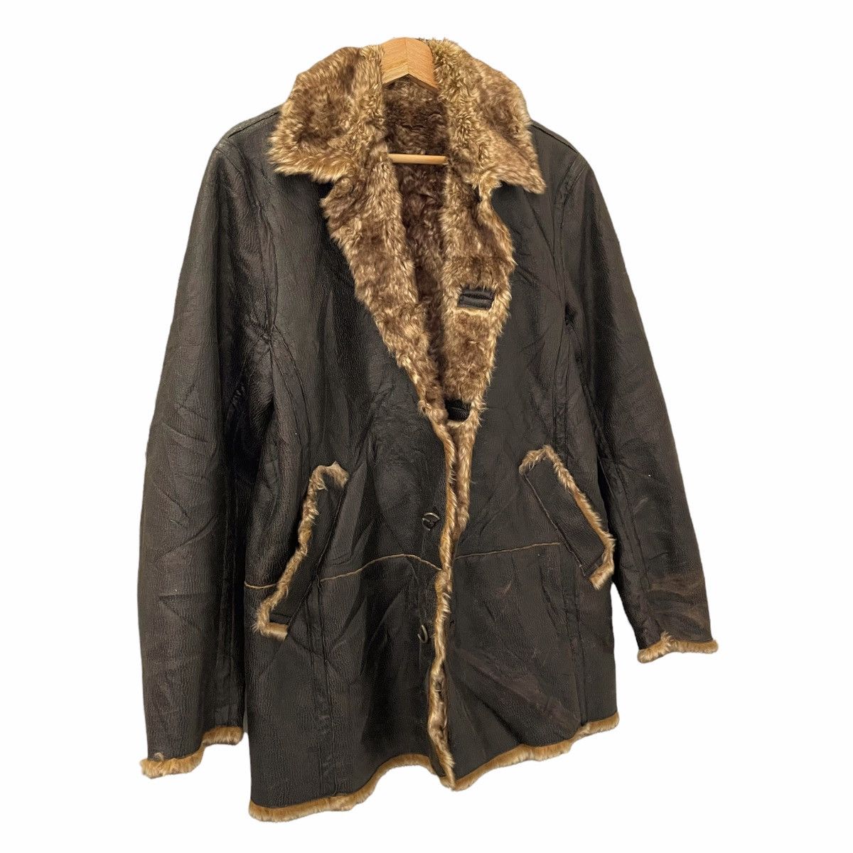 BIGI × Japanese Brand 💥RADMESS MEN BIGI BUTTON FURRY JACKET Size US M / EU 48-50 / 2 - 2 Thumbnail
