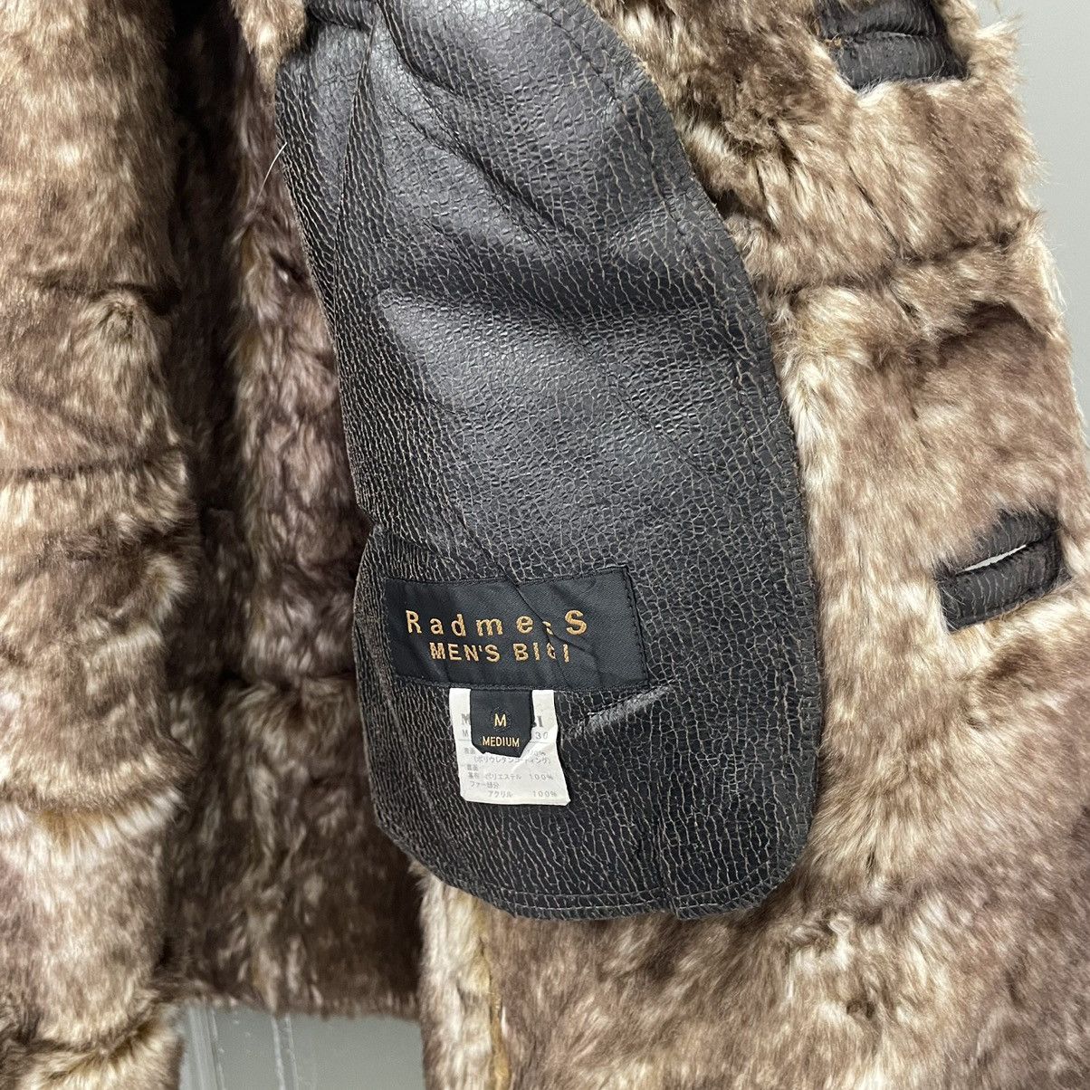 BIGI × Japanese Brand 💥RADMESS MEN BIGI BUTTON FURRY JACKET Size US M / EU 48-50 / 2 - 7 Thumbnail