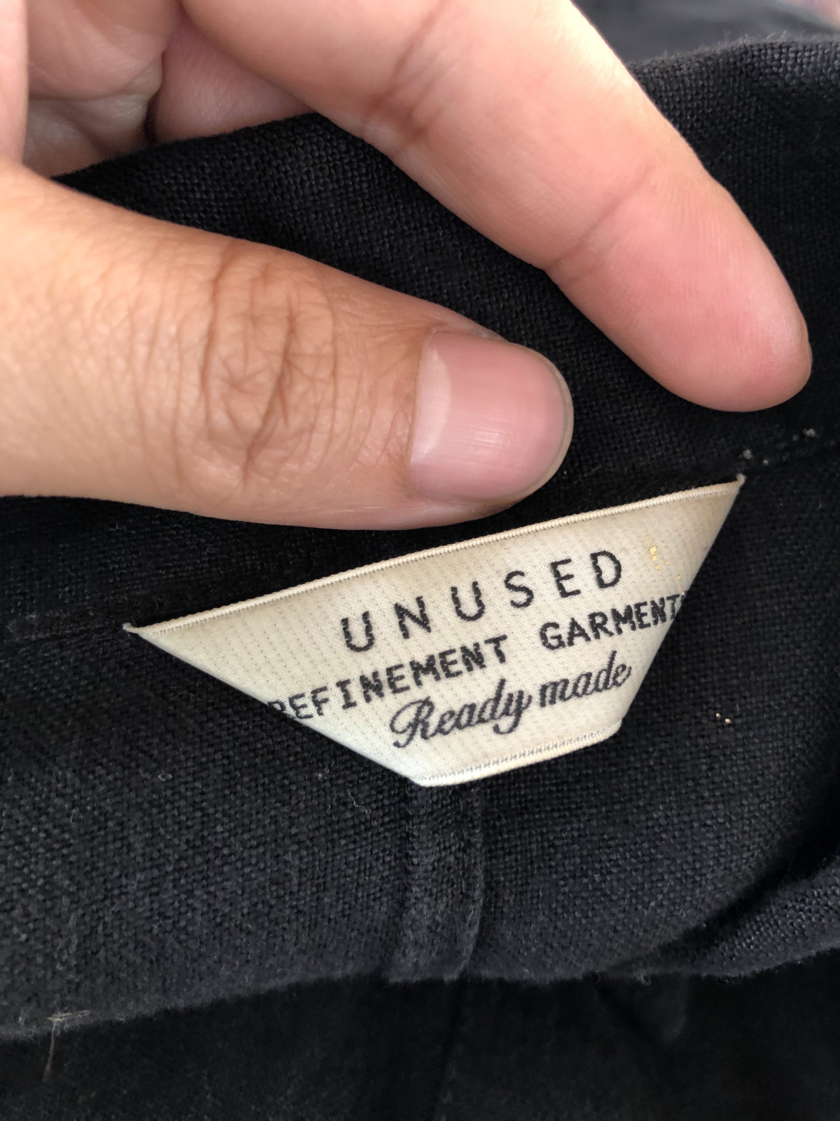 Unused RARE🔥UNUSED JAPAN DISTRESSED HEM STYLE SAMPLE JACKET Size US L / EU 52-54 / 3 - 8 Thumbnail