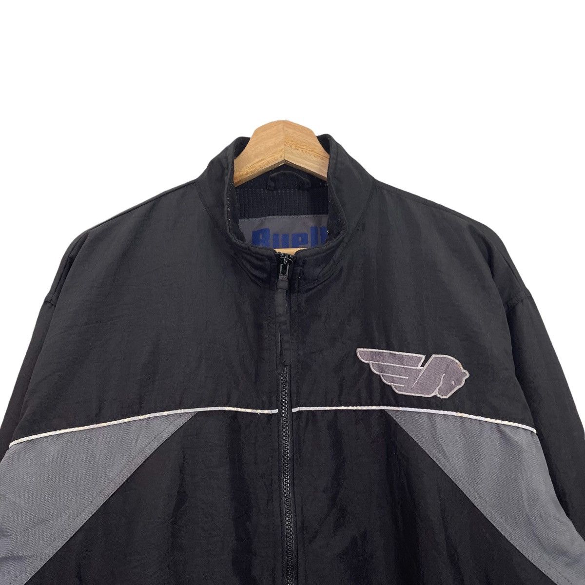 Vintage Buell American Motorcycles Zipper Jacket Size M