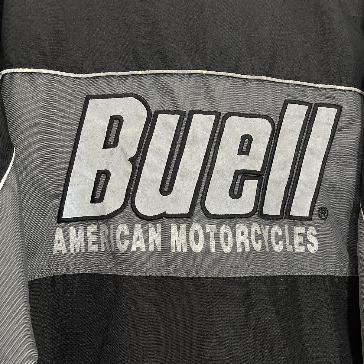 Vintage Buell American Motorcycles Zipper Jacket Size M
