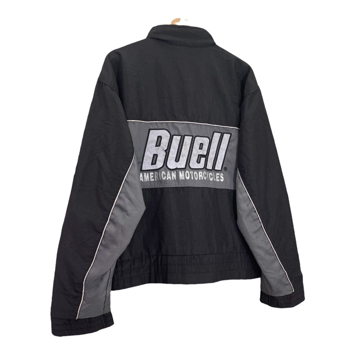 Vintage Buell American Motorcycles Zipper Jacket Size M