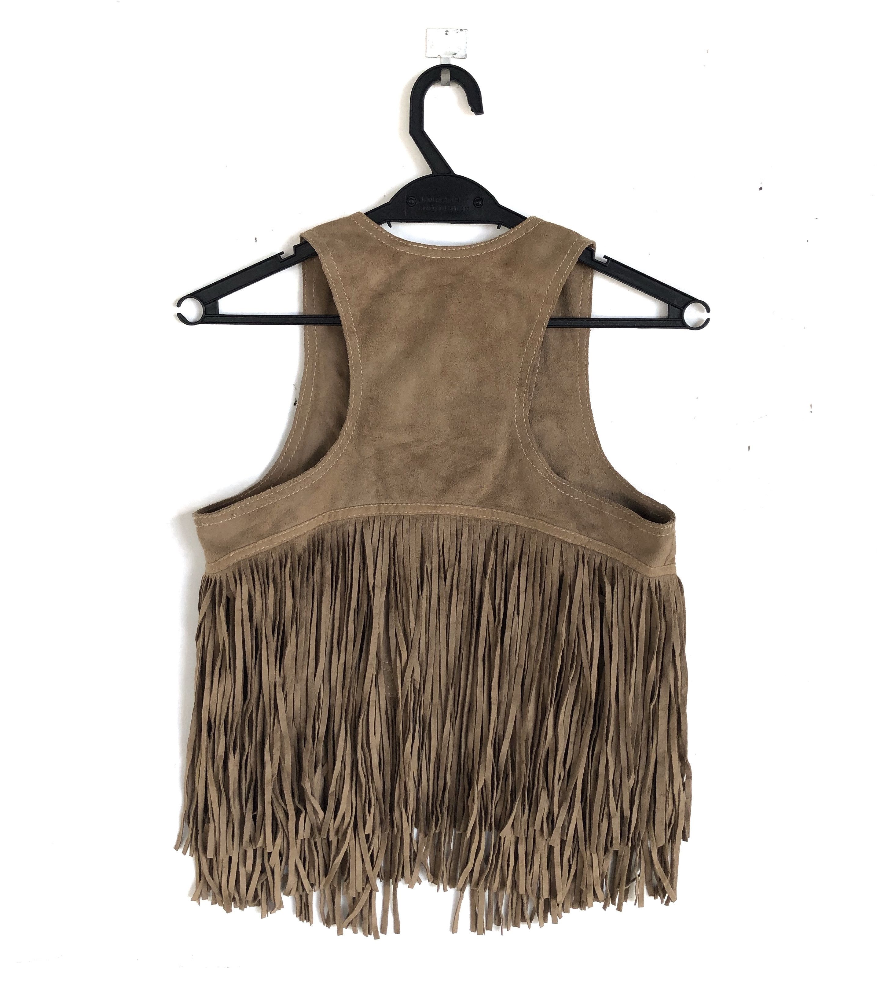 Hollister WESTERN FRINGE POLY SUEDE VEST Size US XS / EU 42 / 0 - 2 Thumbnail