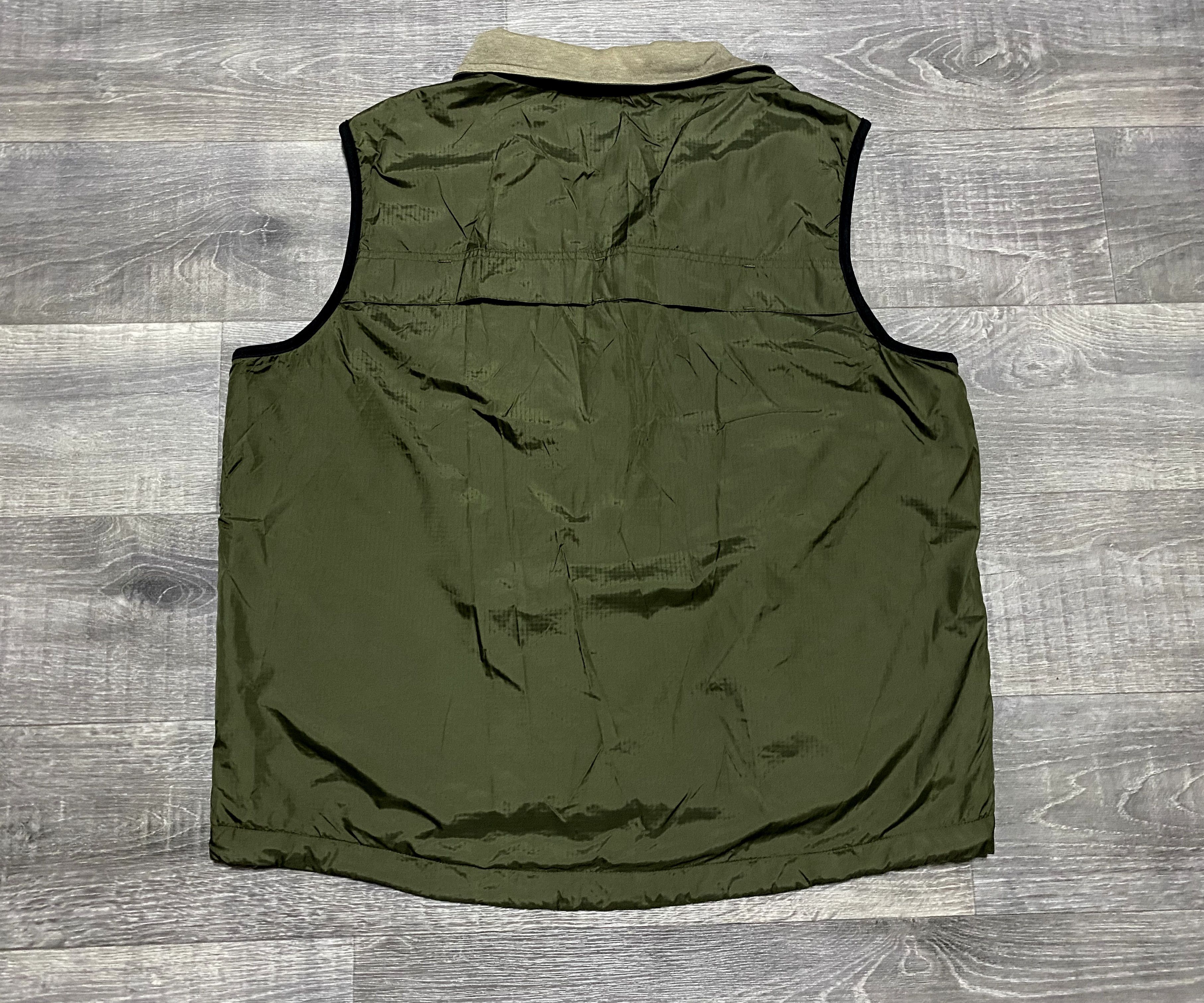 Polo Ralph Lauren Vintage Polo Sport Ralph Lauren Olive Zip Sleeveless Vest Size US L / EU 52-54 / 3 - 6 Thumbnail